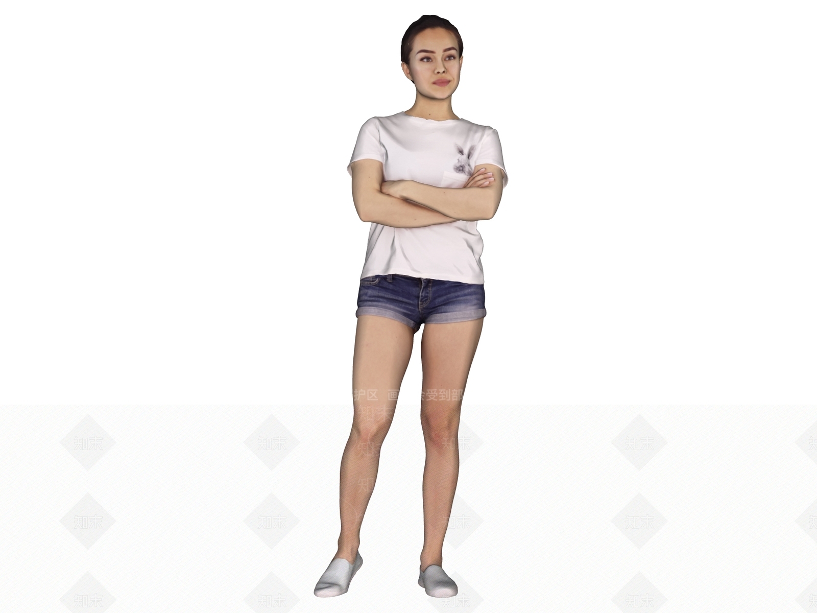 女人SU模型下载【ID:1234566234】