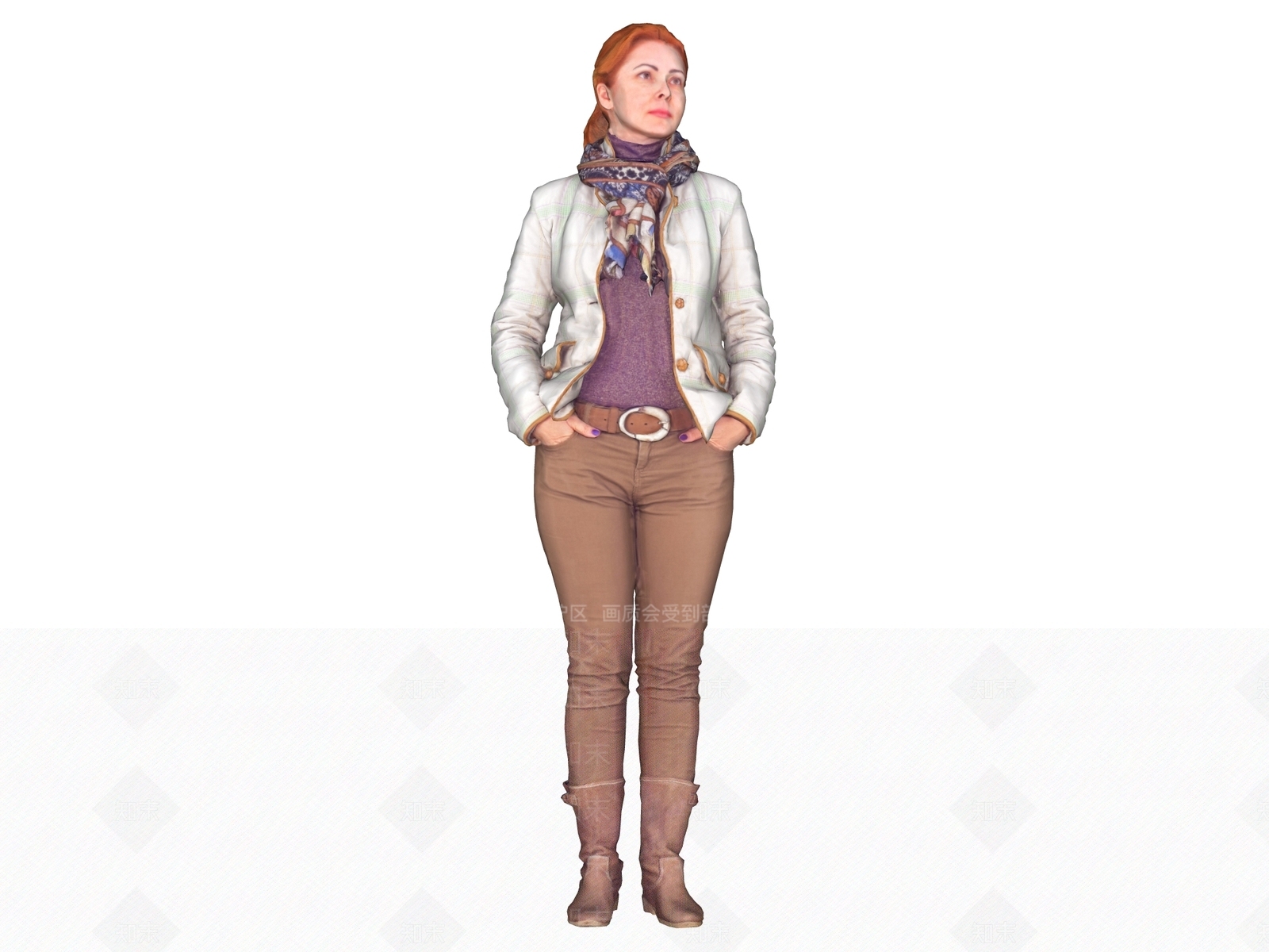 女人SU模型下载【ID:1234567137】