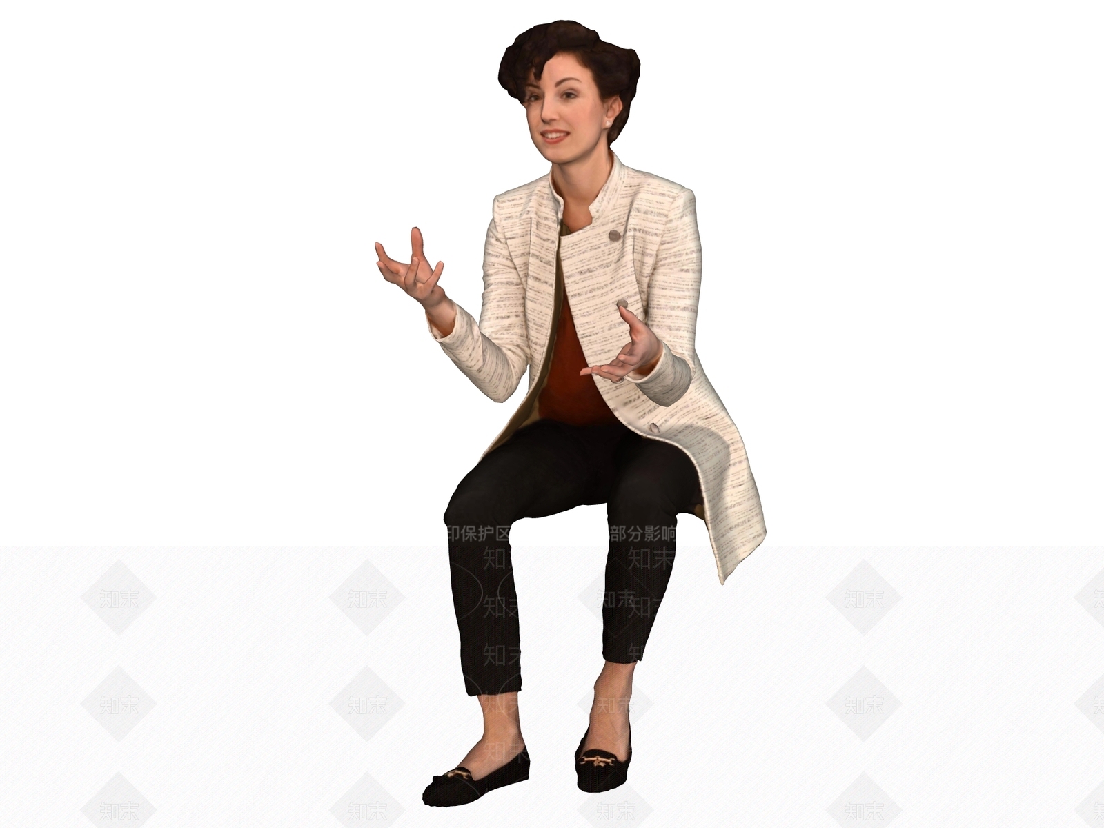 女人SU模型下载【ID:1234567769】