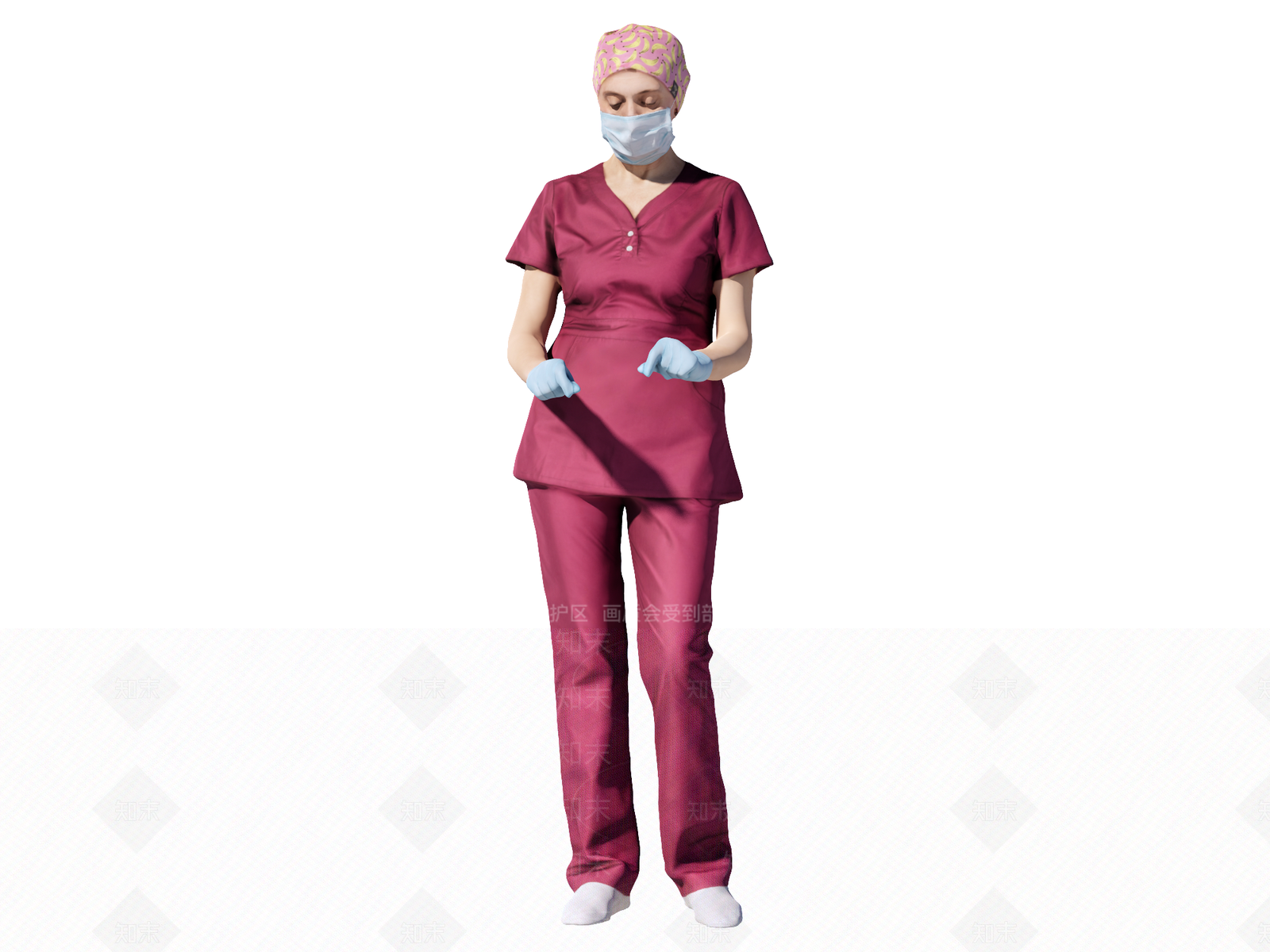 女人SU模型下载【ID:1234569811】