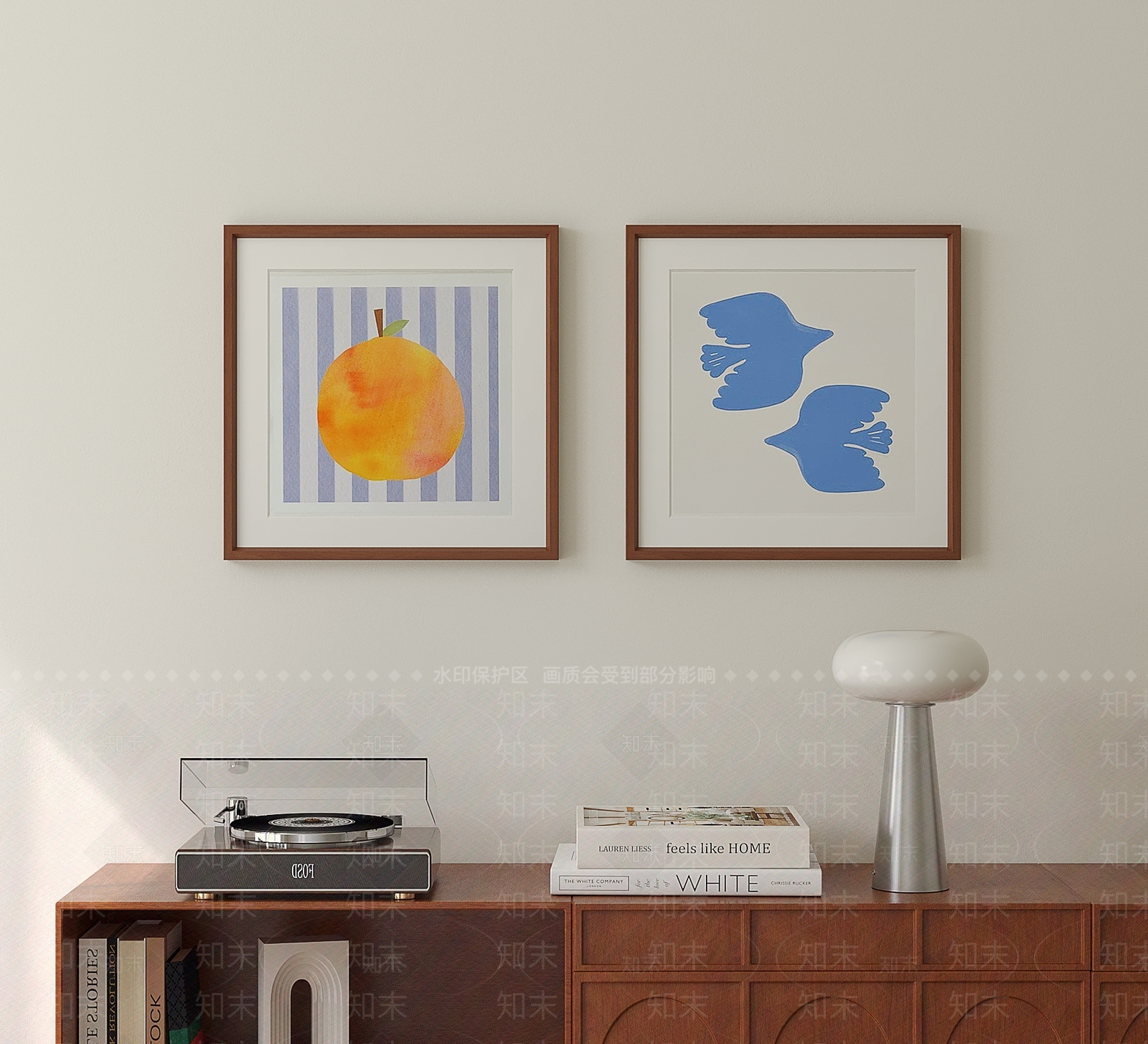 中古风挂画组合SU模型下载【ID:1234573503】