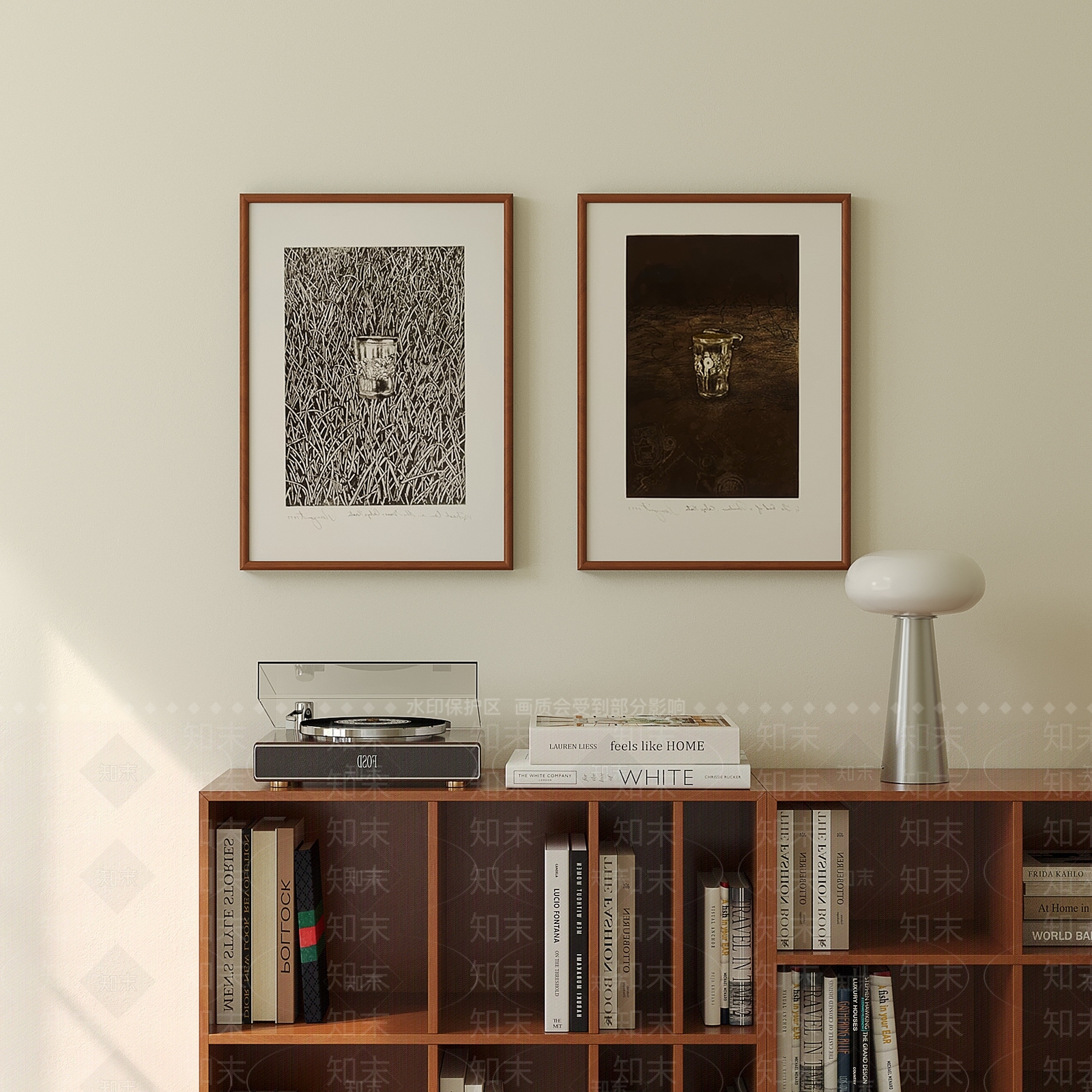 中古风挂画组合SU模型下载【ID:1234574246】