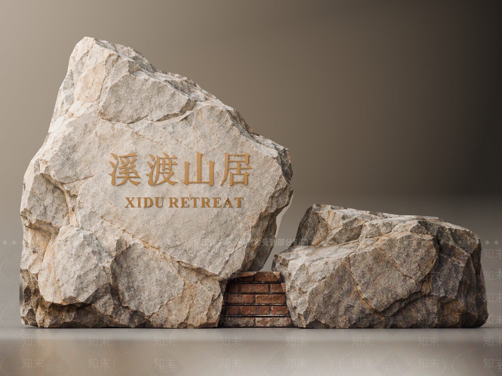 新中式景观景观导视SU模型下载【ID:1234575152】