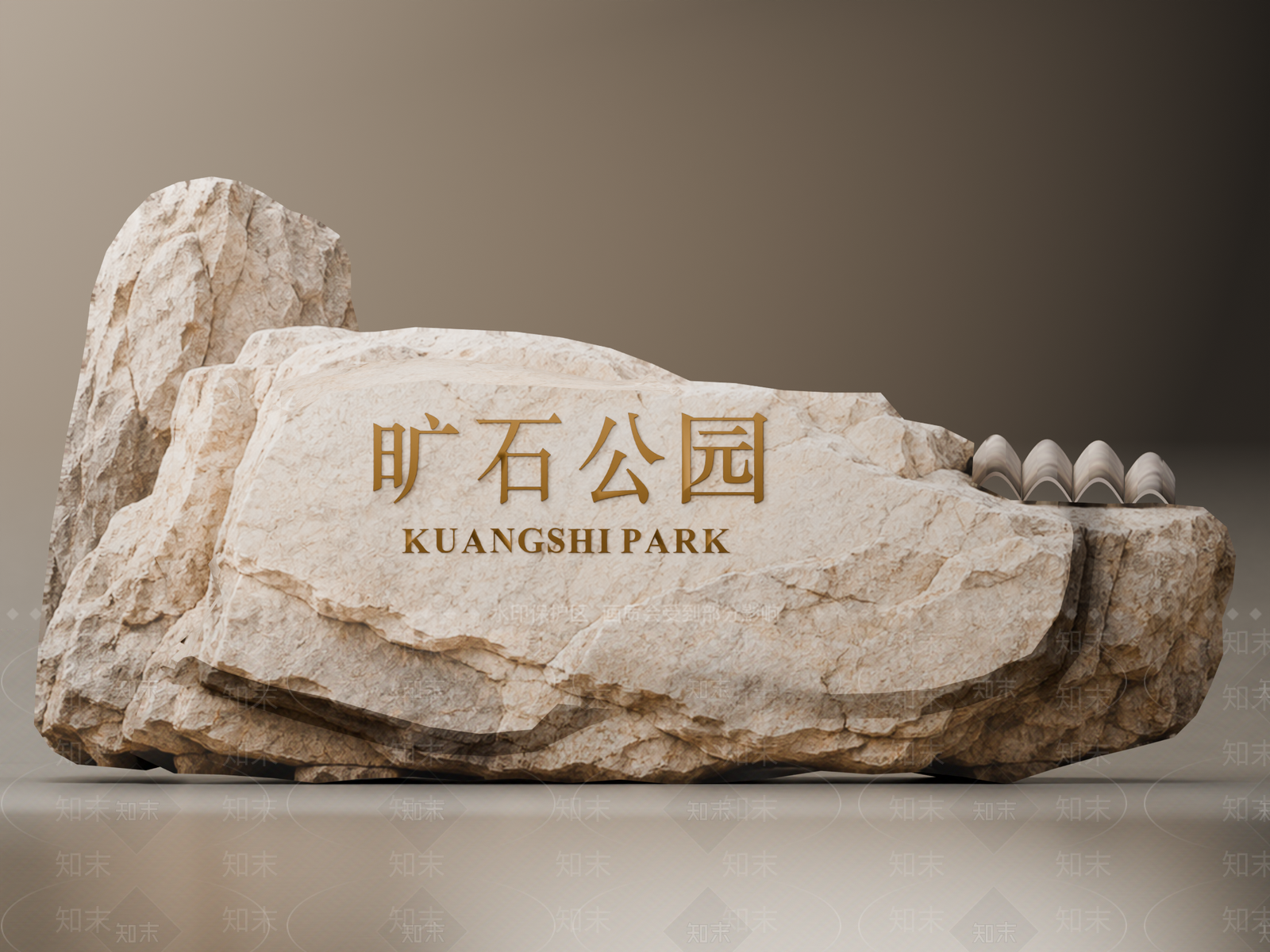 新中式景观景观导视SU模型下载【ID:1234575734】