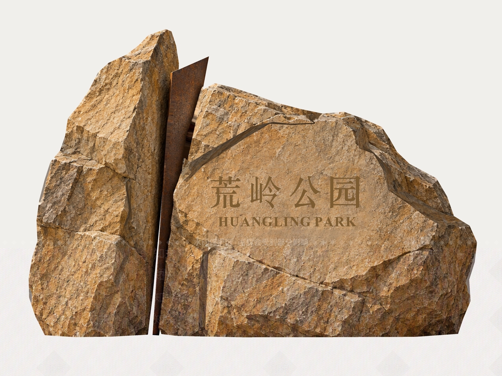 新中式景观景观导视SU模型下载【ID:1234576434】