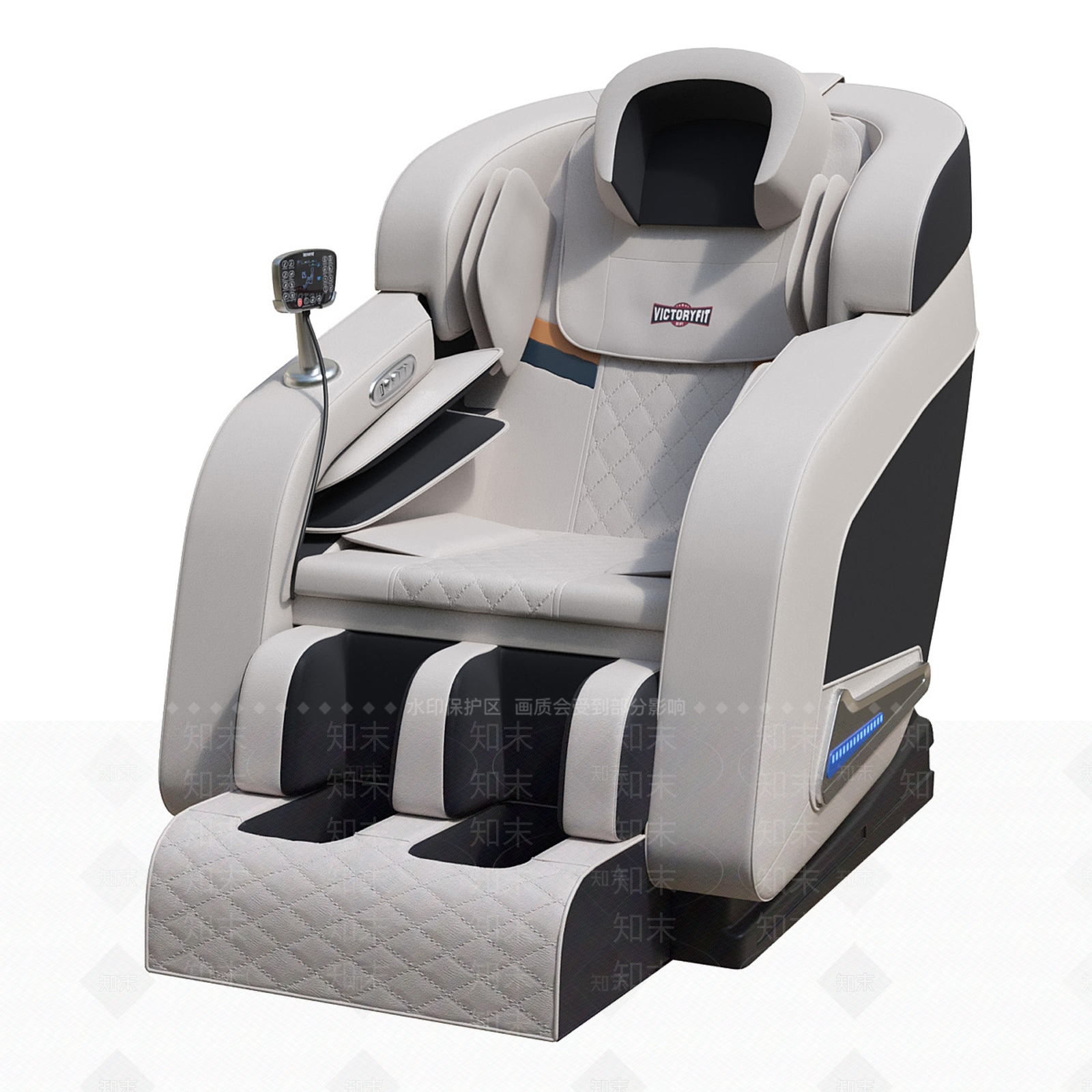 现代按摩椅3D模型渲染效果图