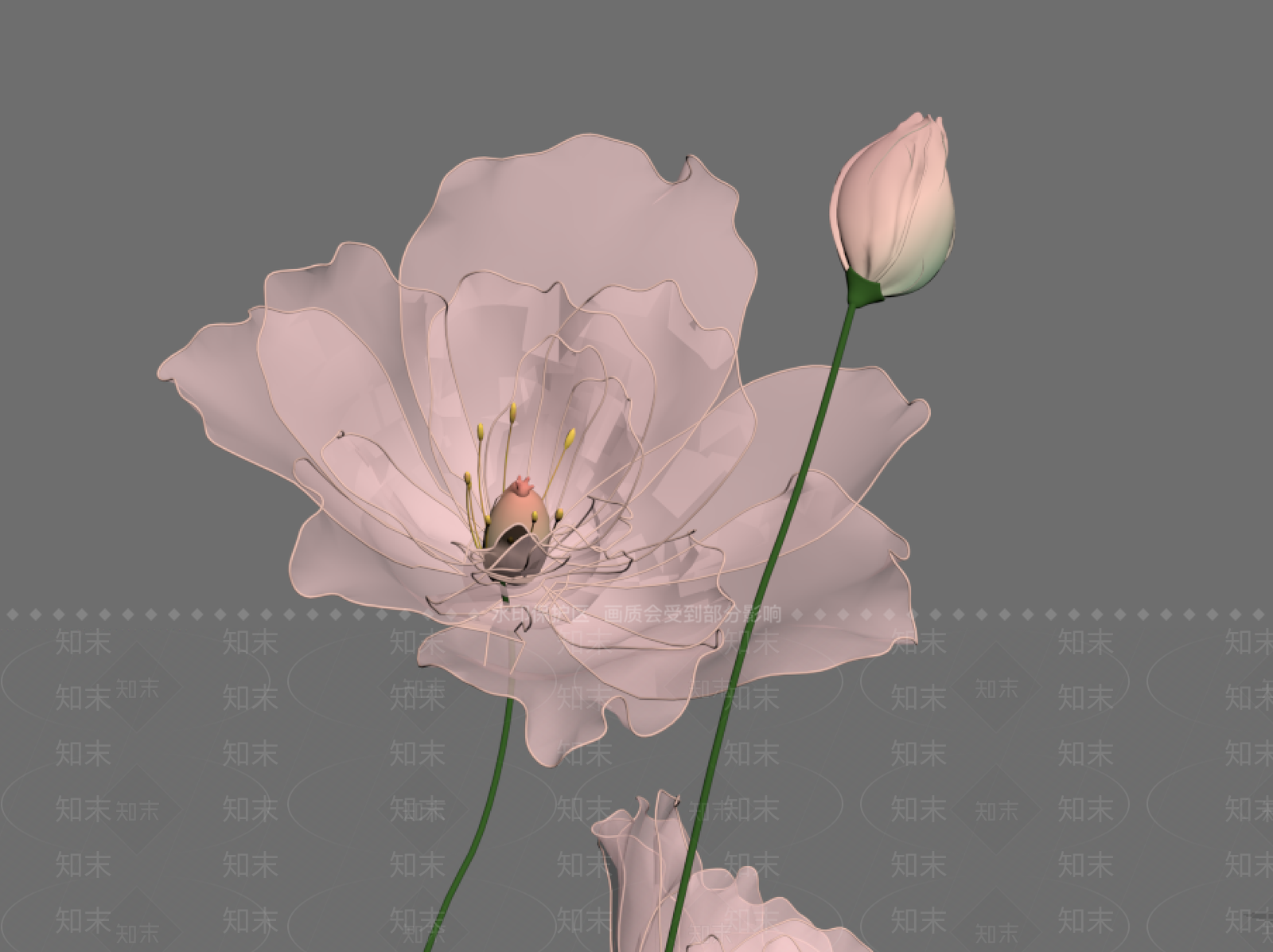 极简休憩花园3D模型下载【ID:1234584030】