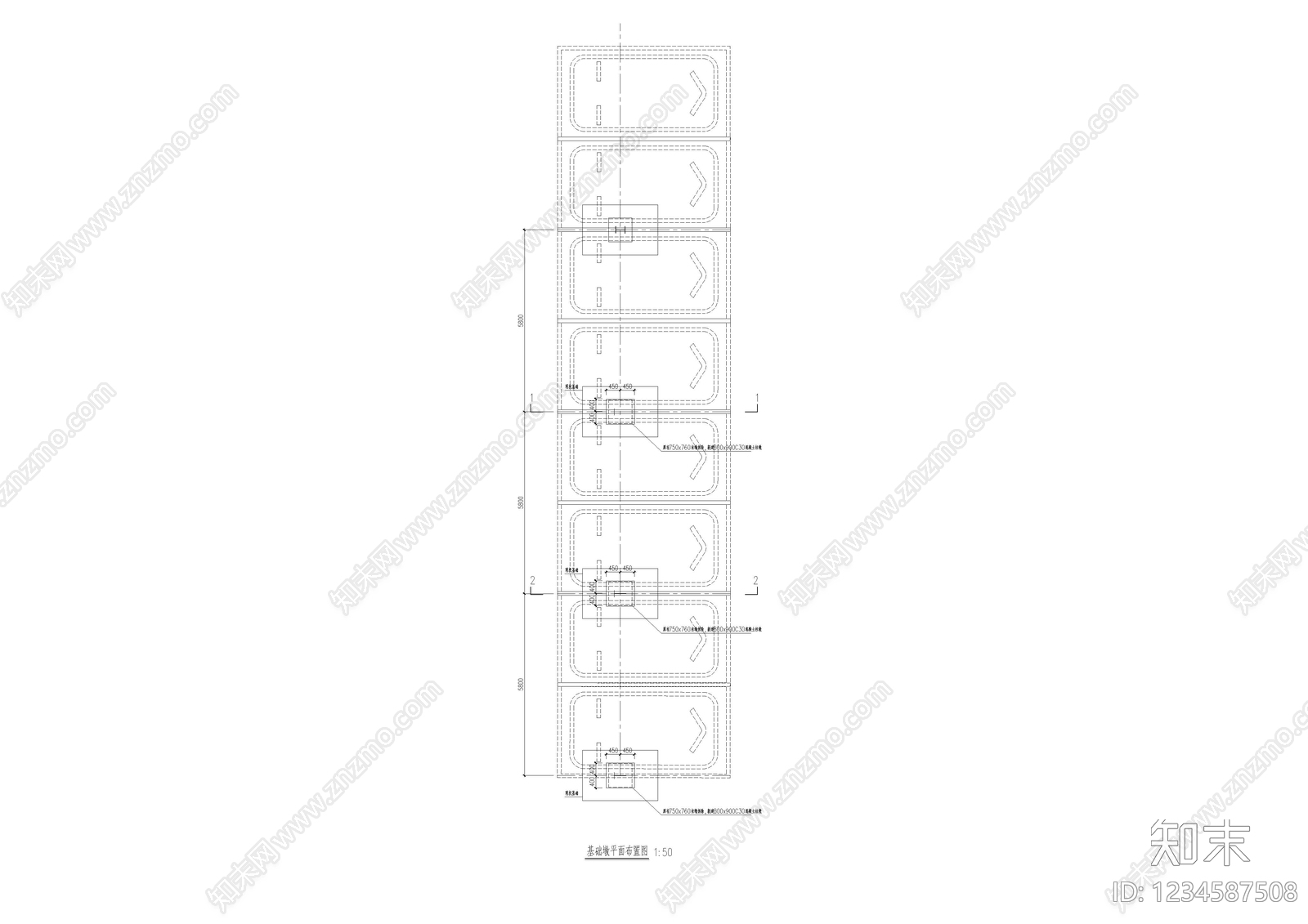 雨棚cad施工图下载【ID:1234587508】