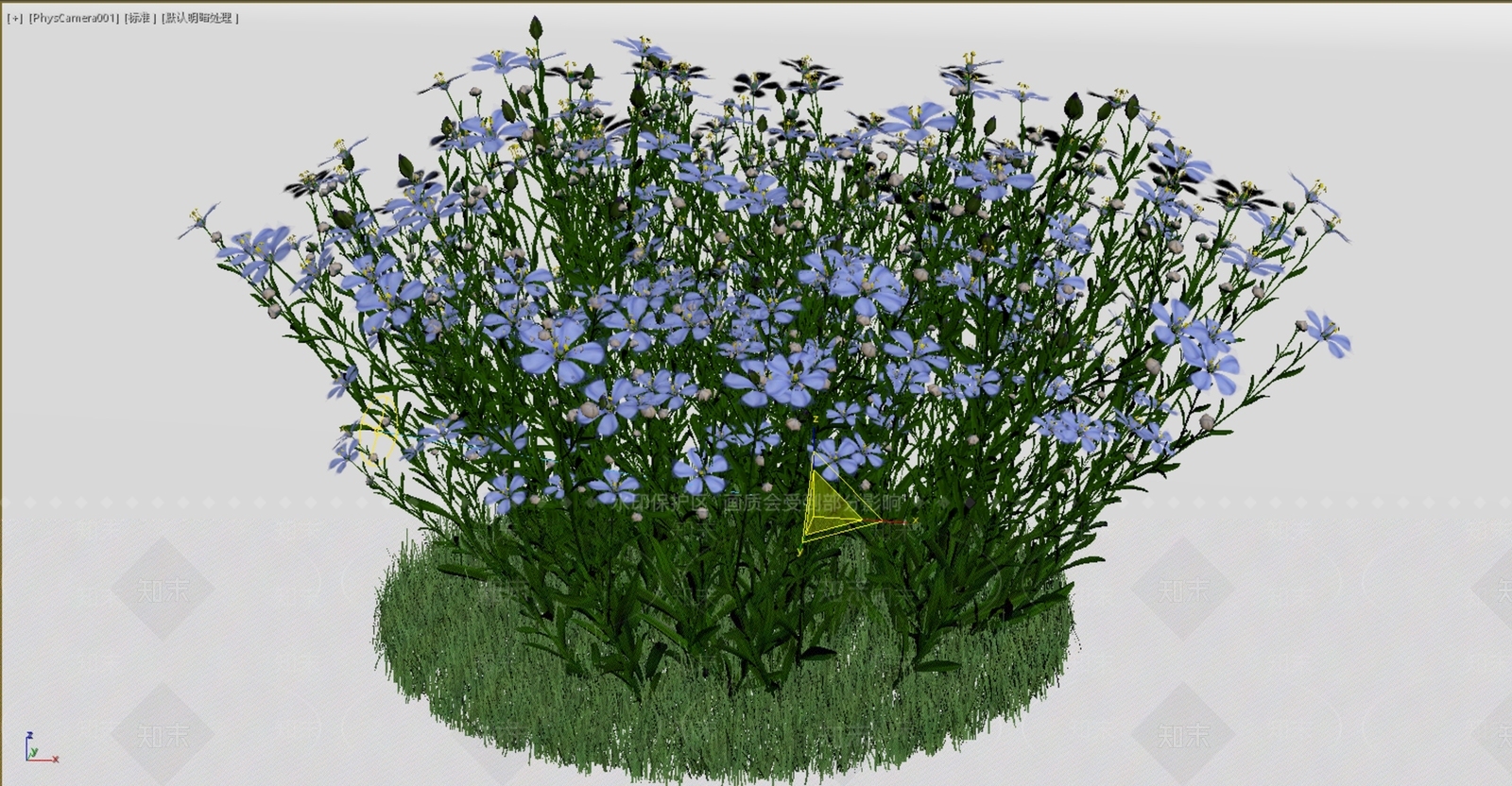 极简花草组合3D模型下载【ID:1234588271】