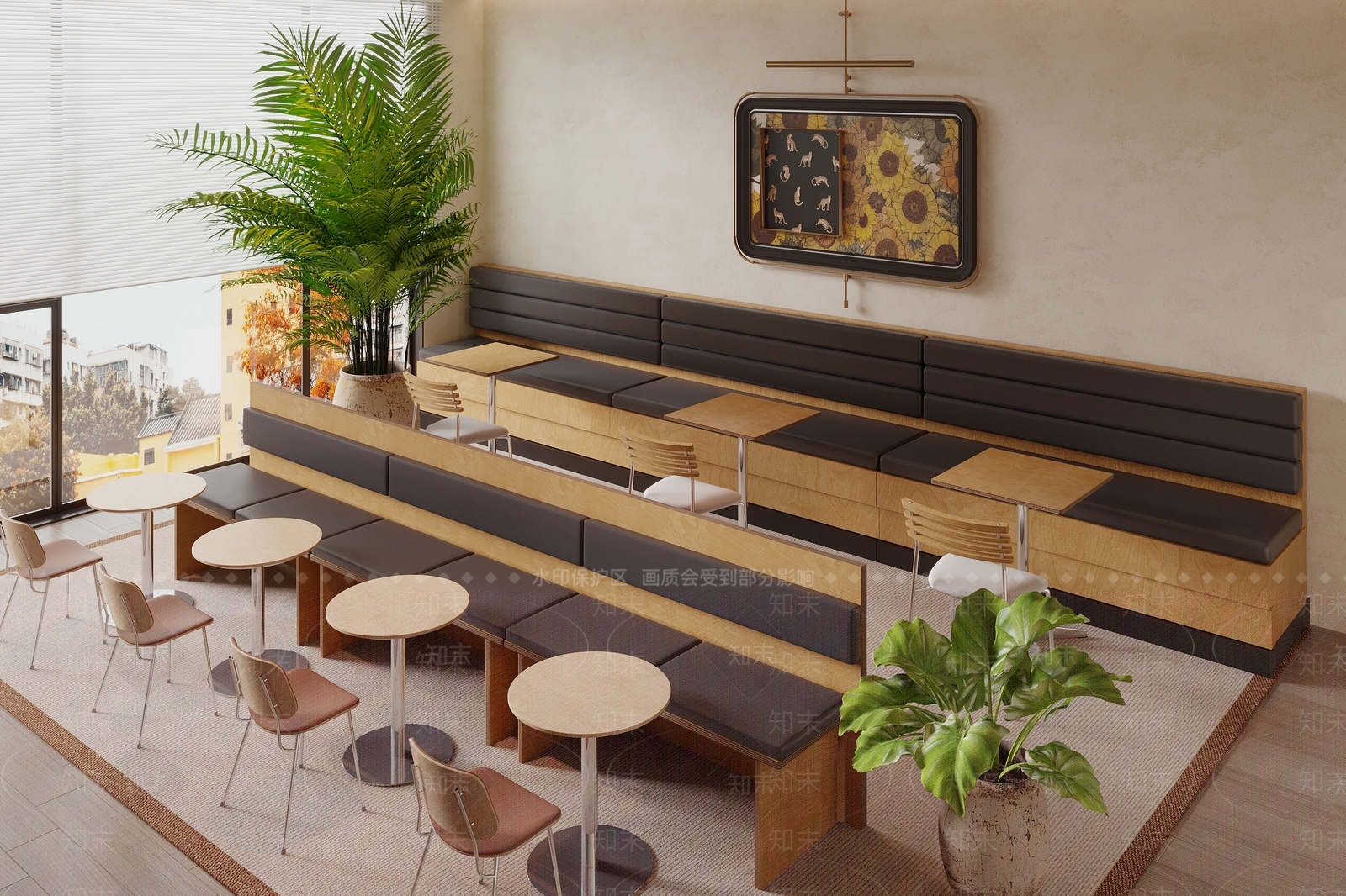 原木风家居用品展厅SU模型下载【ID:1234588976】