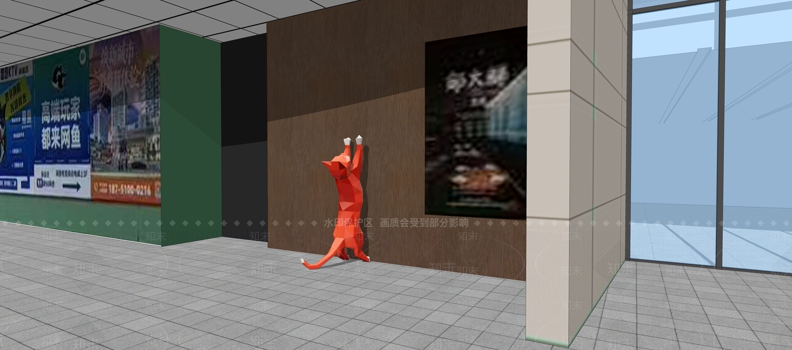 现代IP形象SU模型下载【ID:1234589471】