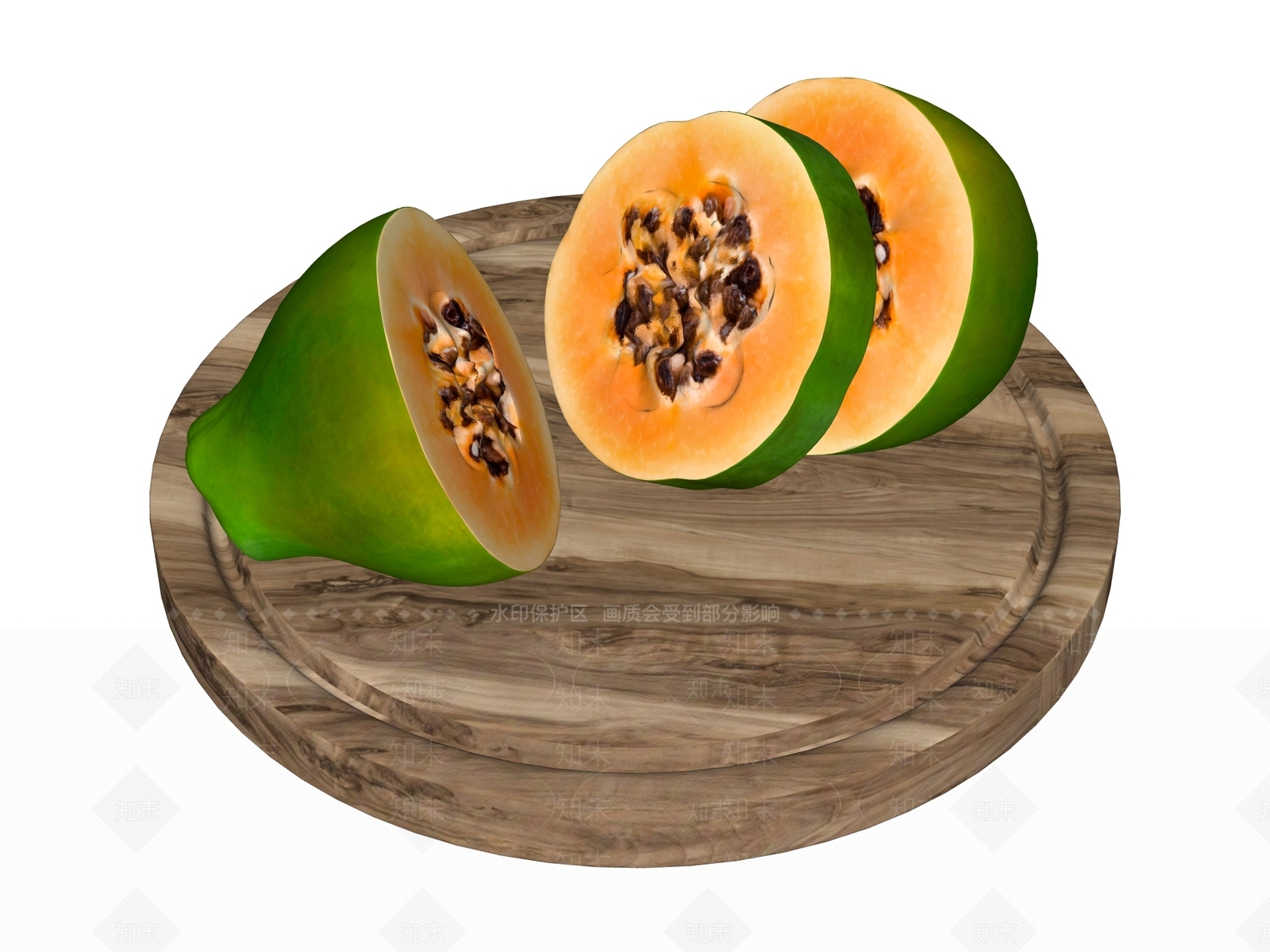 原木风厨具SU模型下载【ID:1234591217】