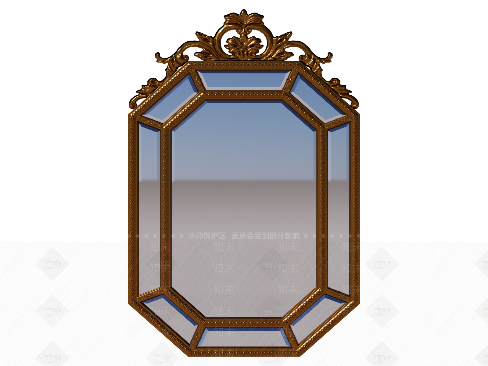 欧式挂件SU模型下载【ID:1234596252】