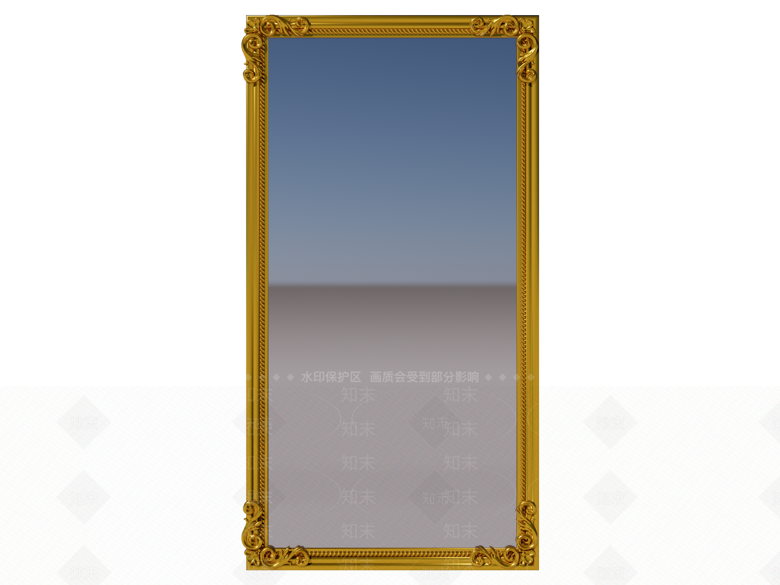 欧式挂件SU模型下载【ID:1234596618】