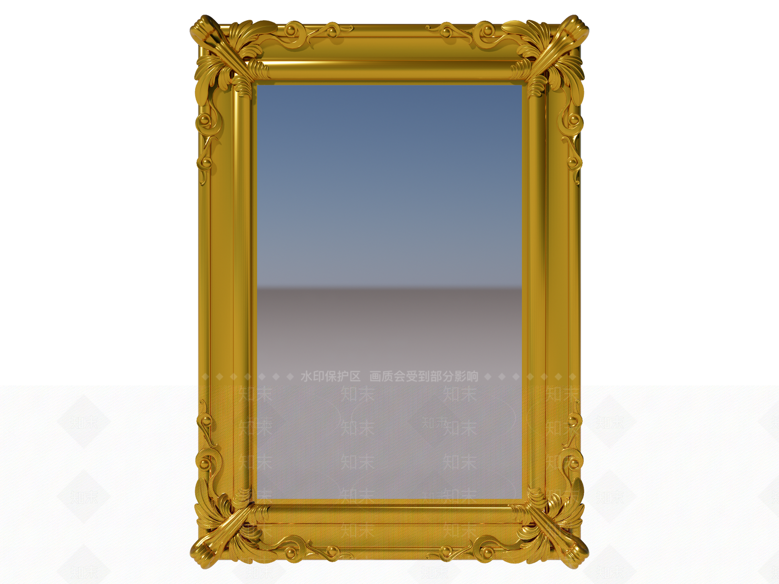 巴洛克画框SU模型下载【ID:1234596748】