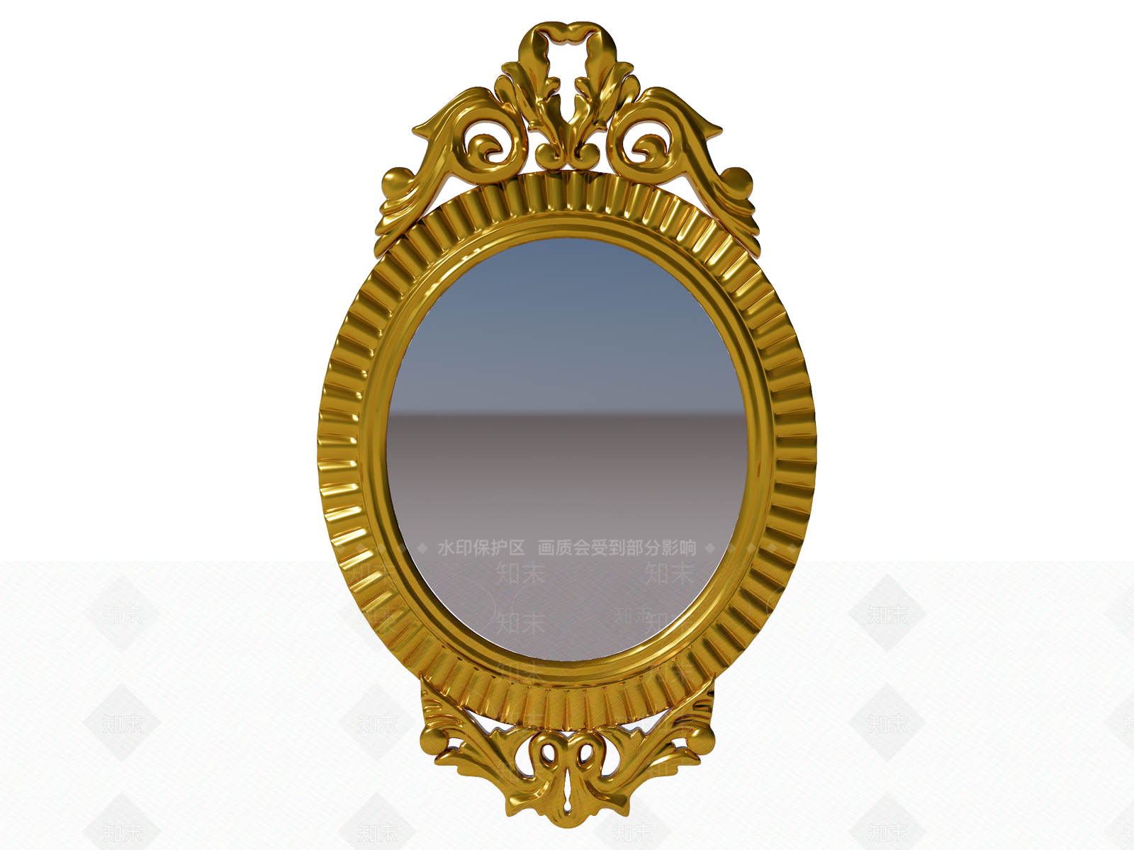 欧式挂件SU模型下载【ID:1234597072】