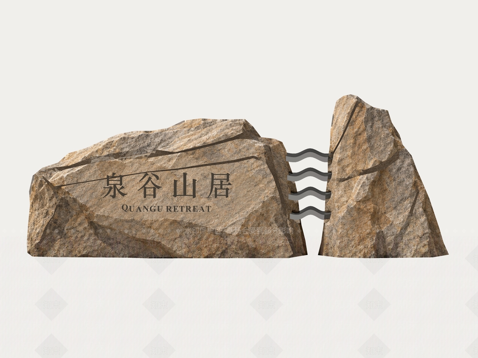 新中式景观景观导视SU模型下载【ID:1234597182】