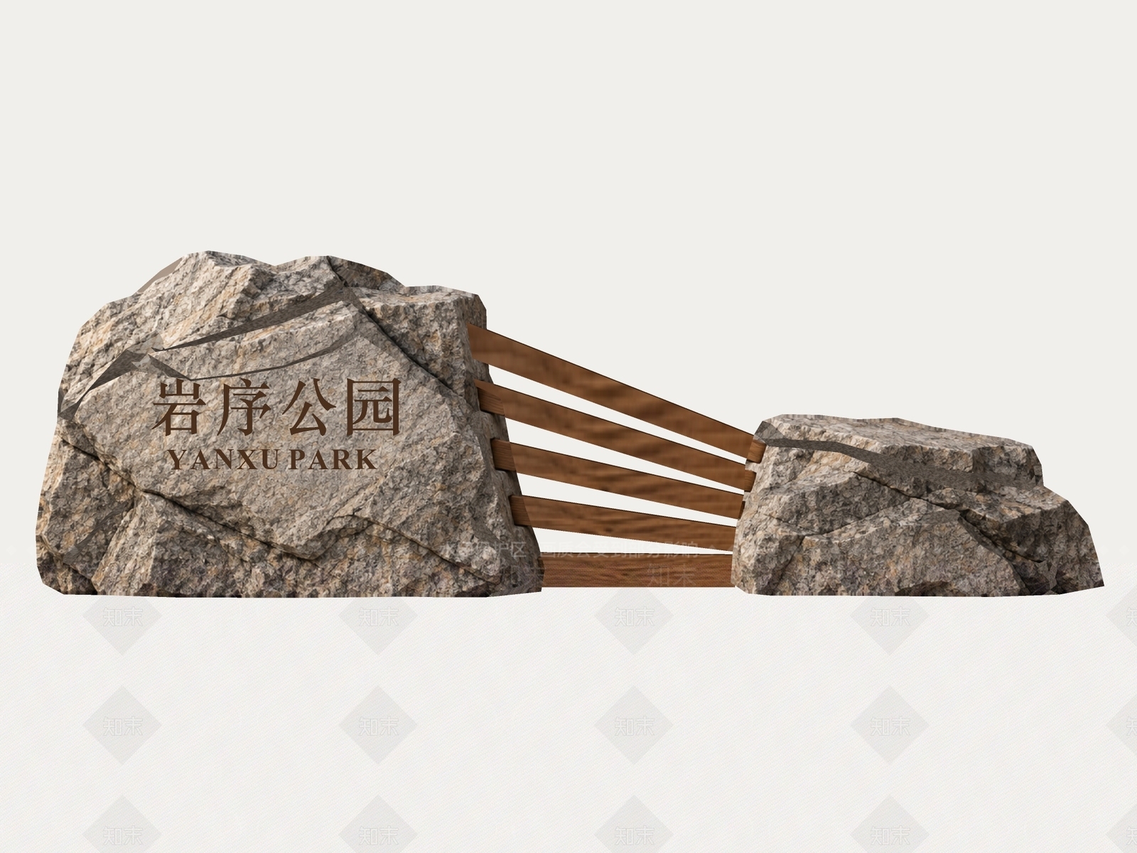 新中式景观景观导视SU模型下载【ID:1234597614】