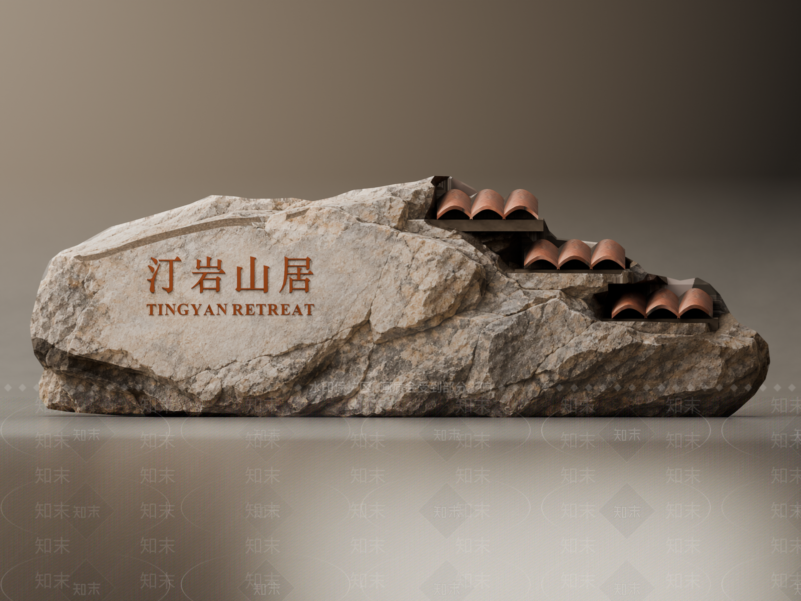 新中式景观导视SU模型下载【ID:1234599227】