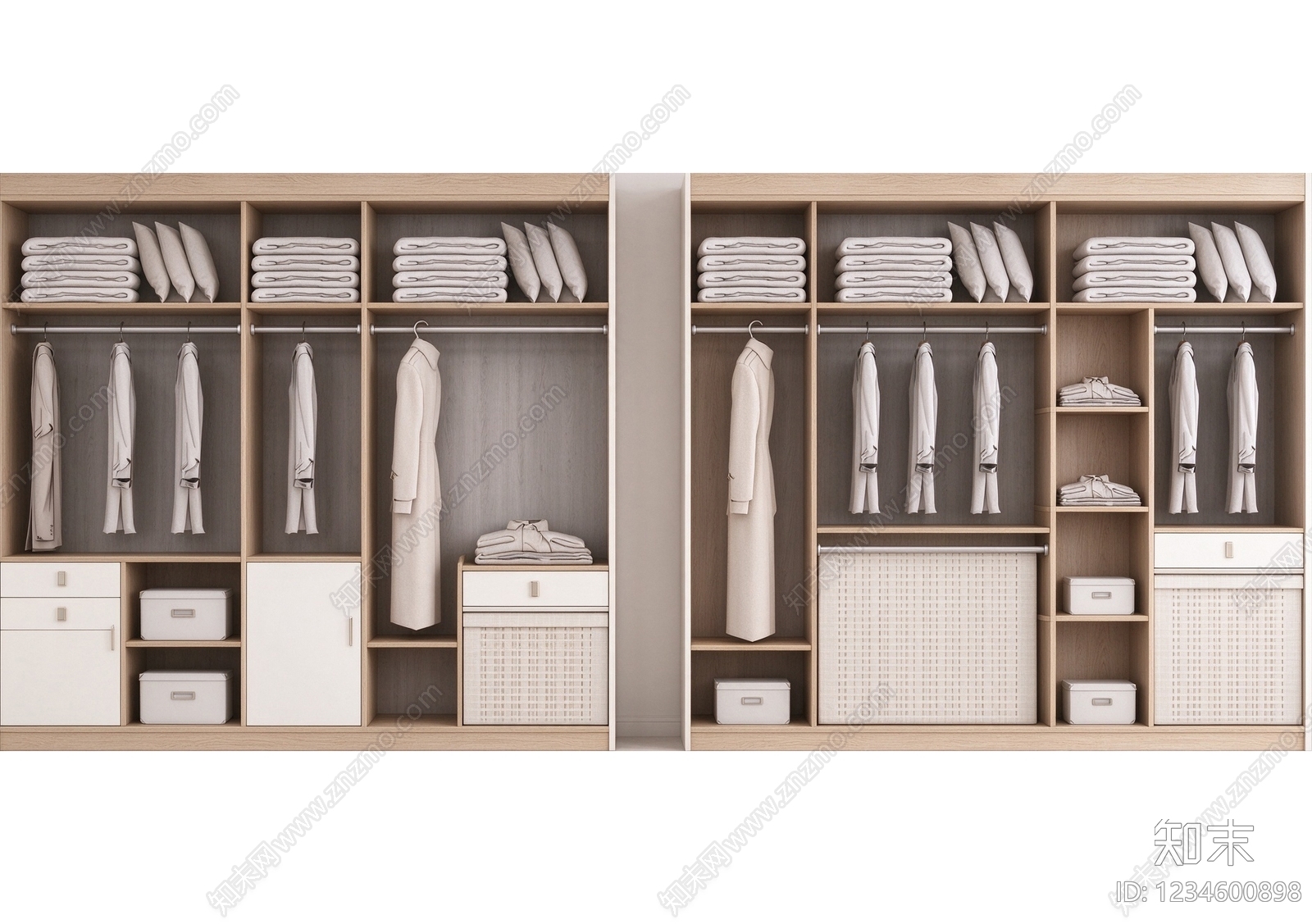 柜子cad施工图下载【ID:1234600898】