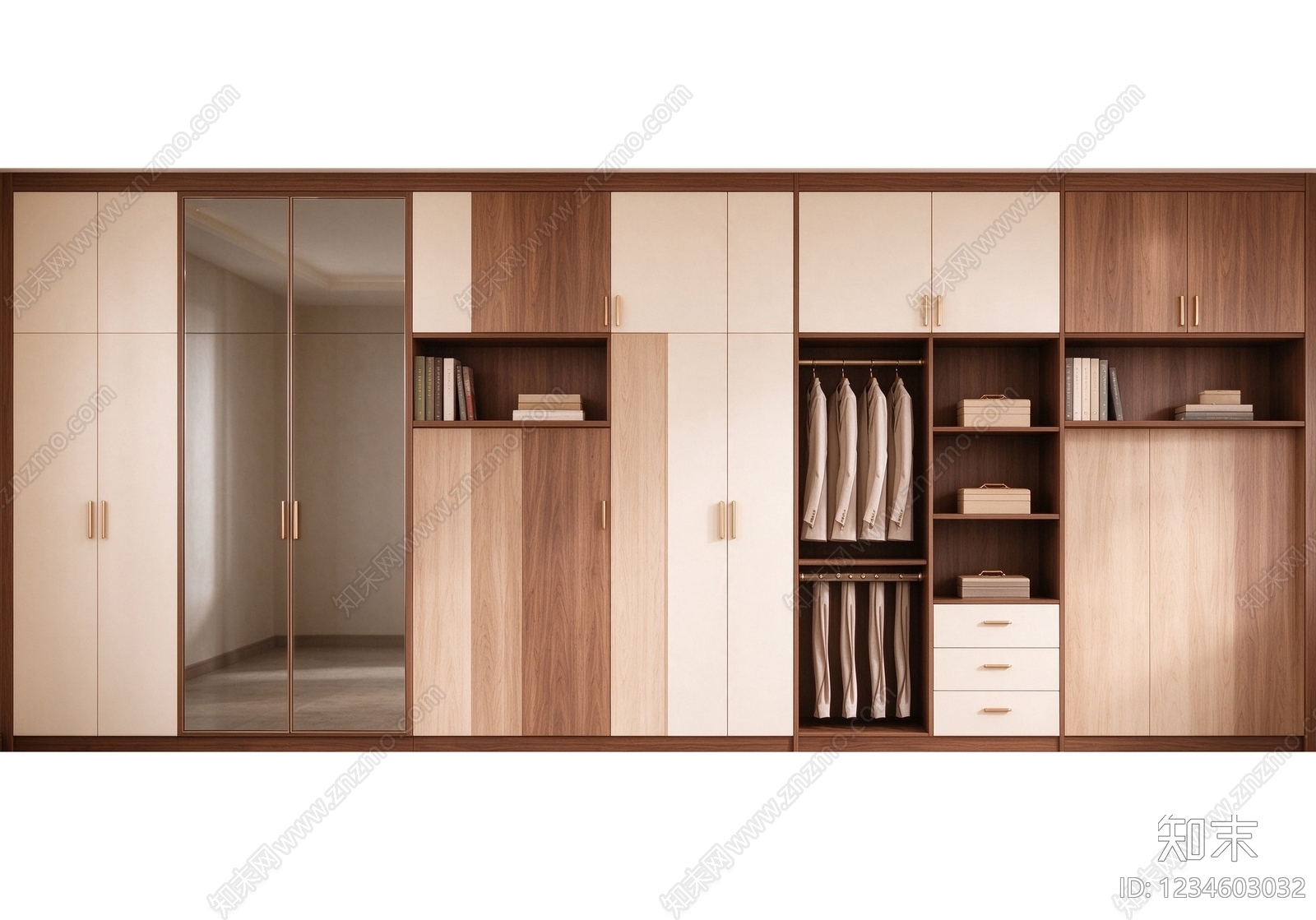 柜子cad施工图下载【ID:1234603032】