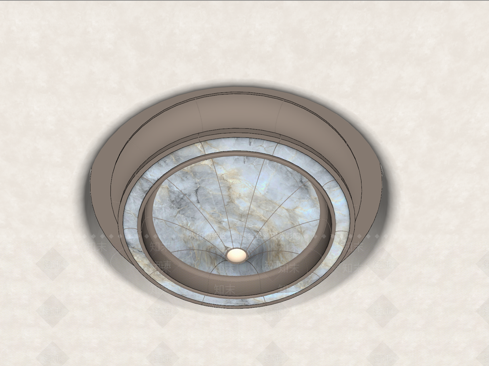 轻奢吊顶SU模型下载【ID:1234603180】
