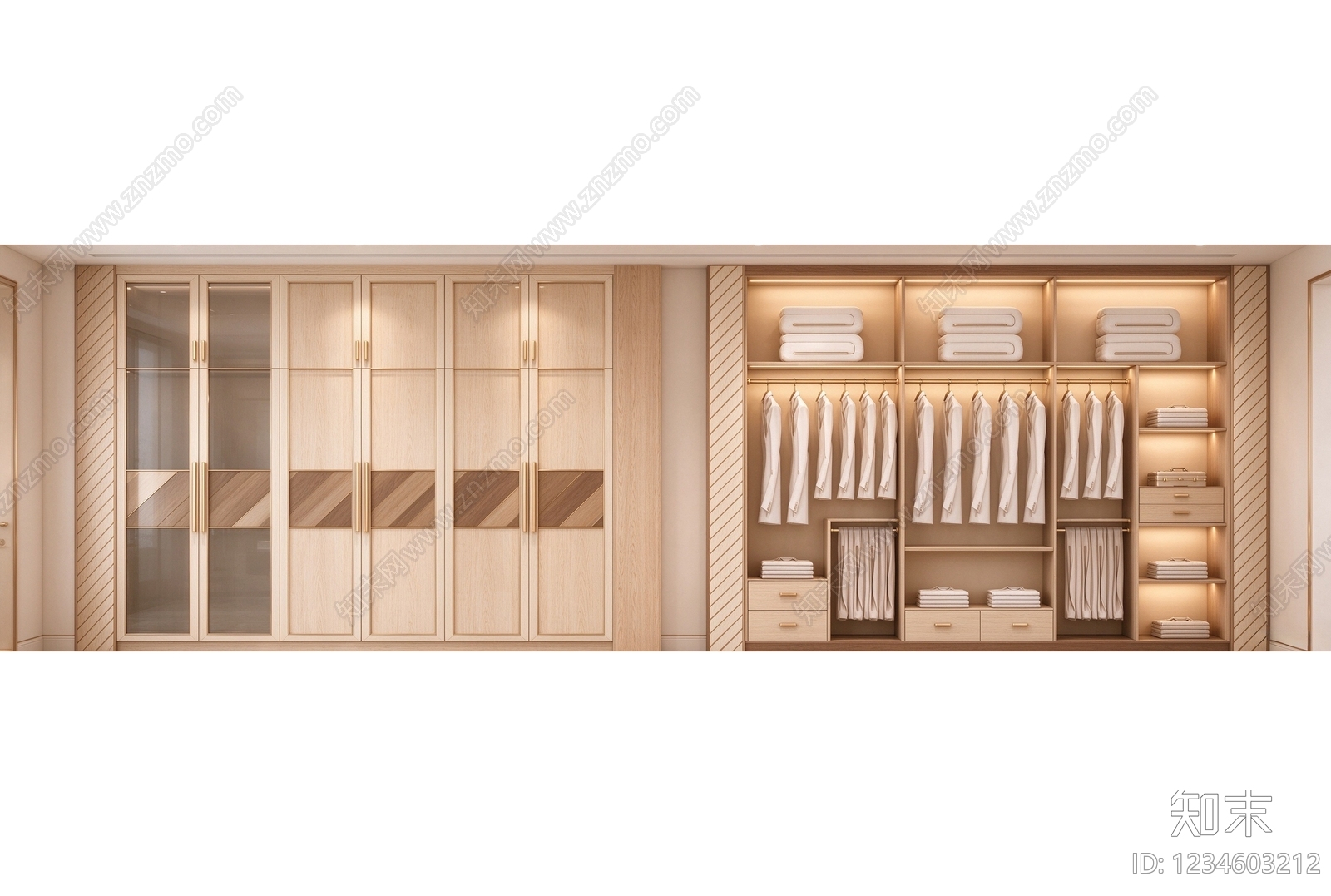 柜子cad施工图下载【ID:1234603212】