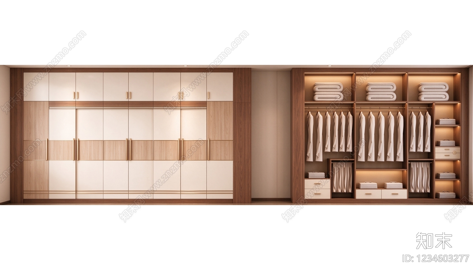 柜子cad施工图下载【ID:1234603277】