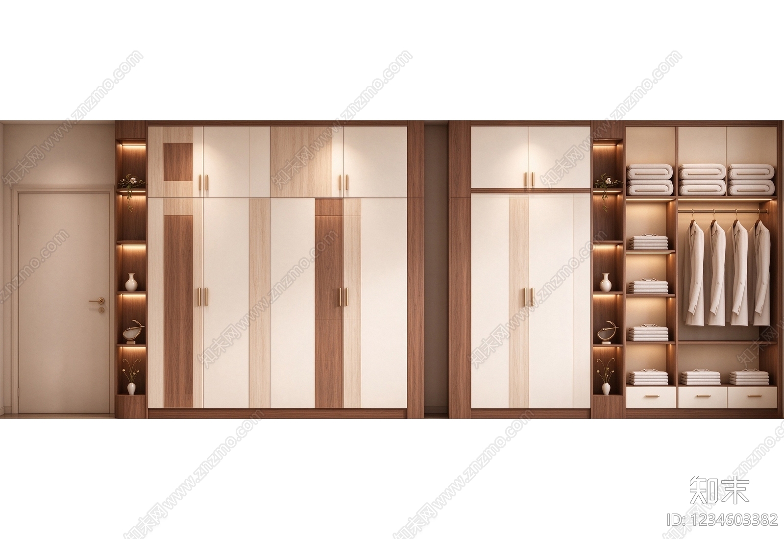 柜子cad施工图下载【ID:1234603382】
