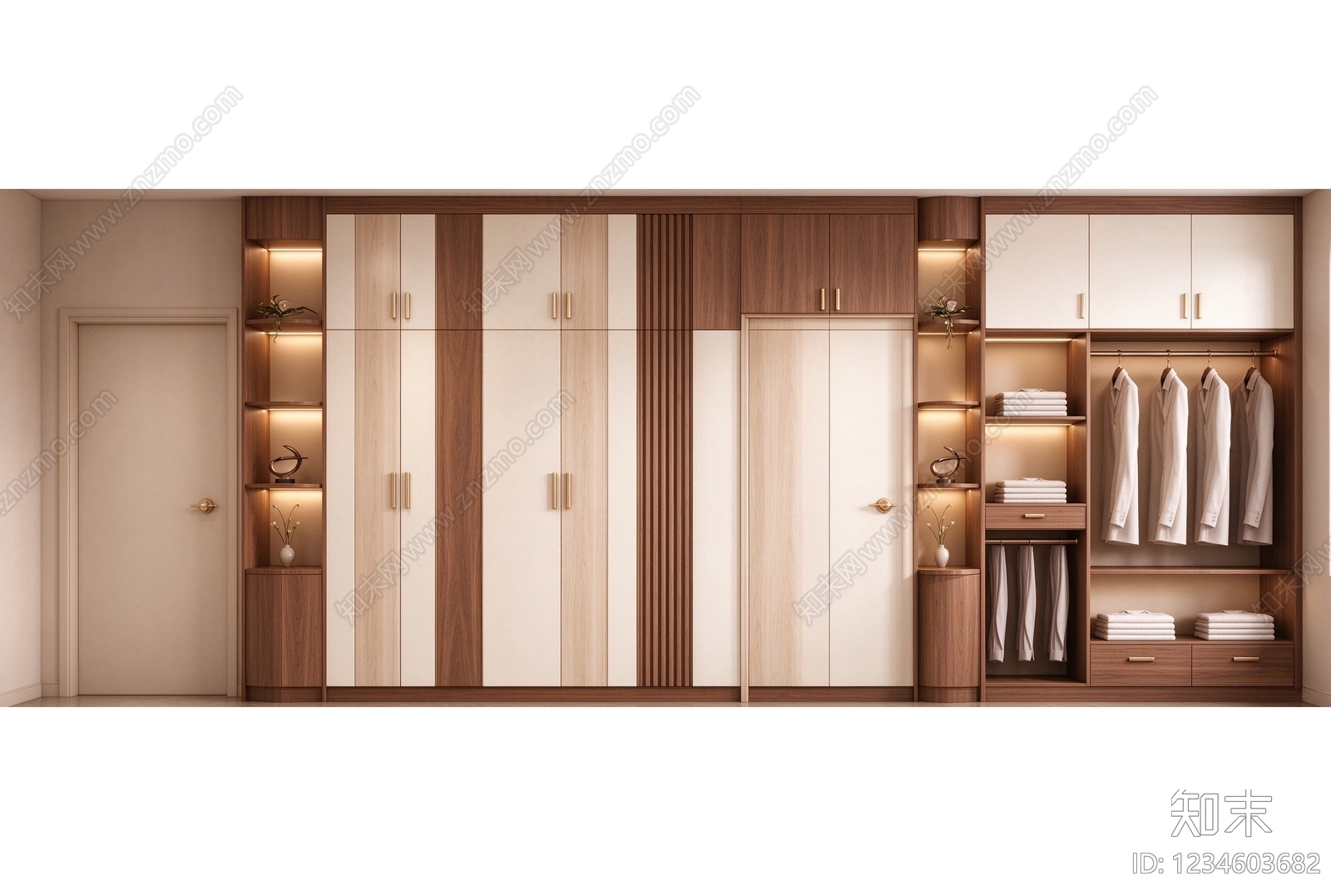 柜子cad施工图下载【ID:1234603682】