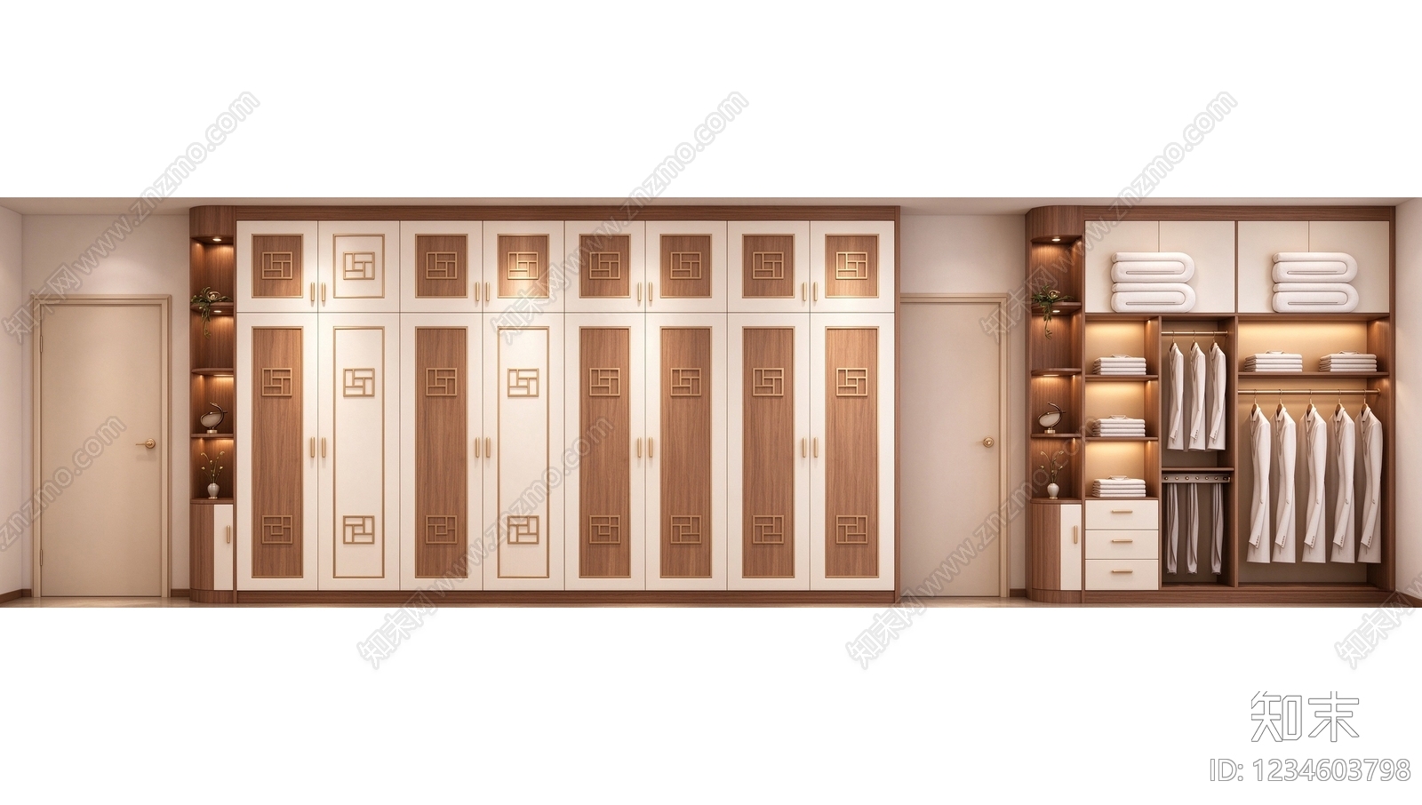 柜子cad施工图下载【ID:1234603798】