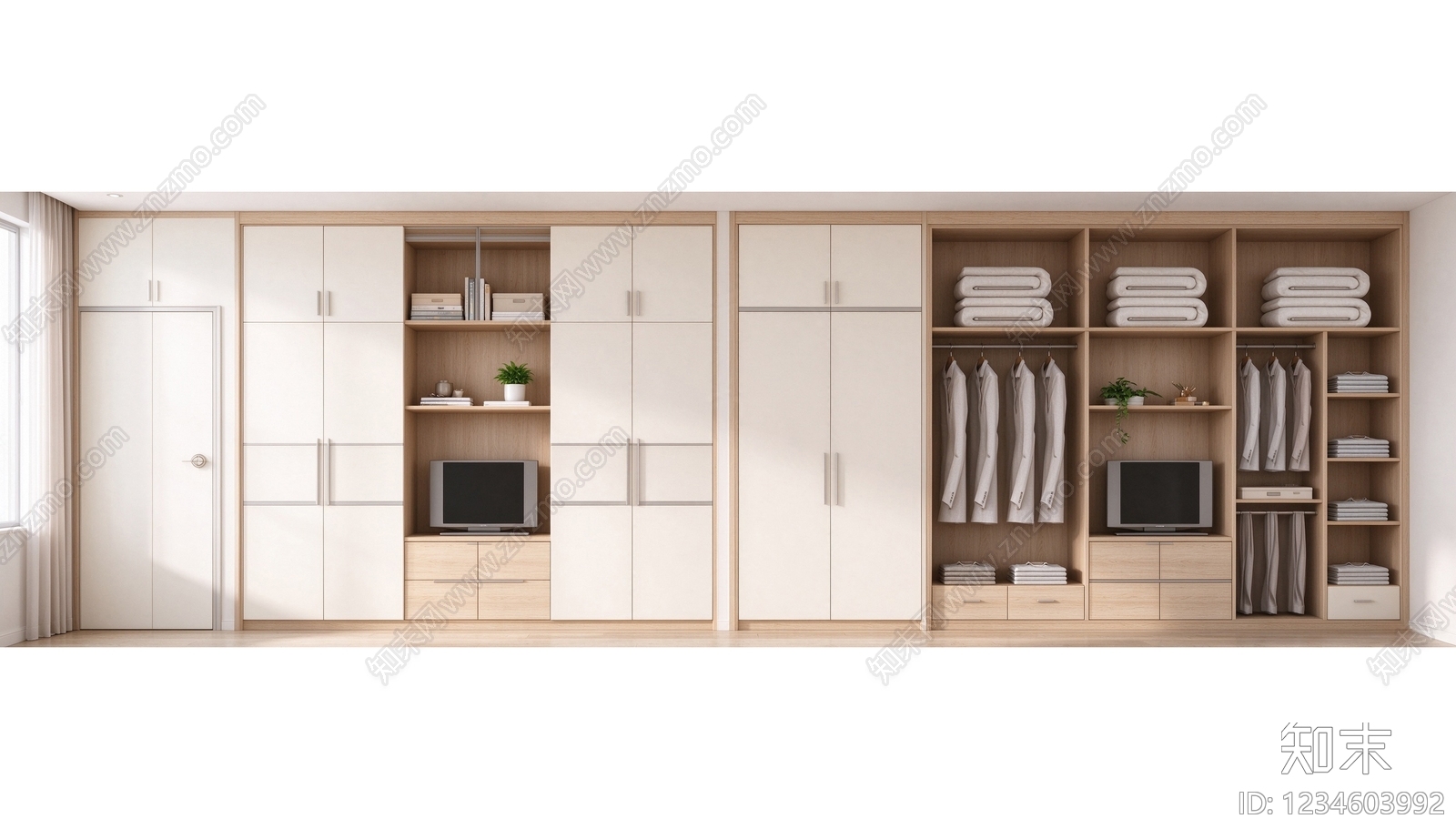 柜子cad施工图下载【ID:1234603992】
