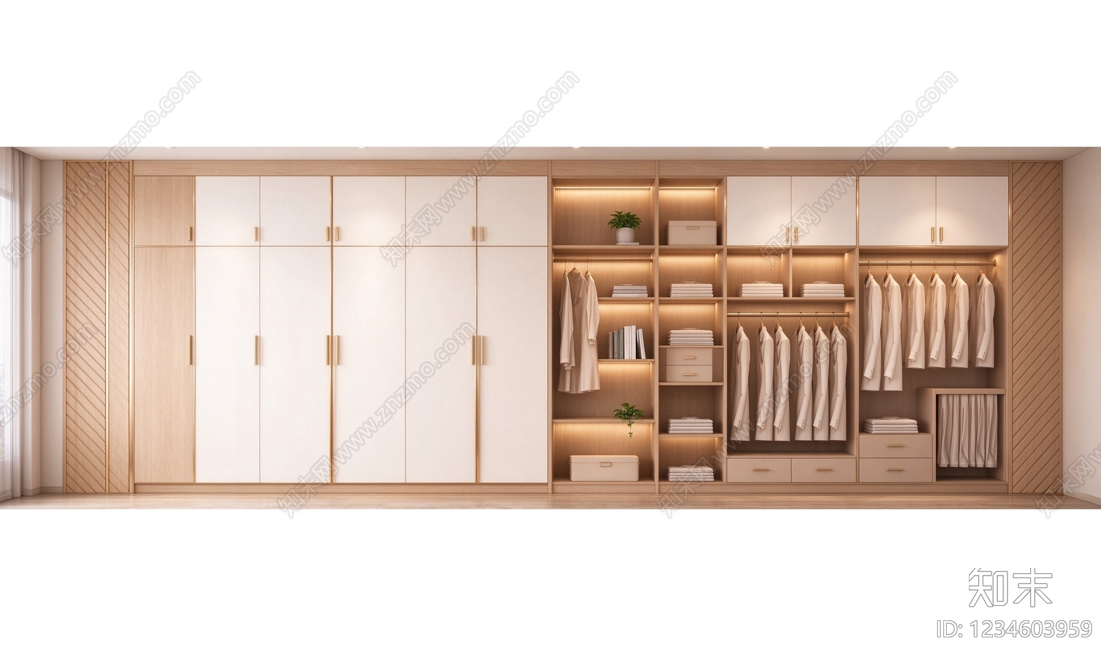 柜子cad施工图下载【ID:1234603959】