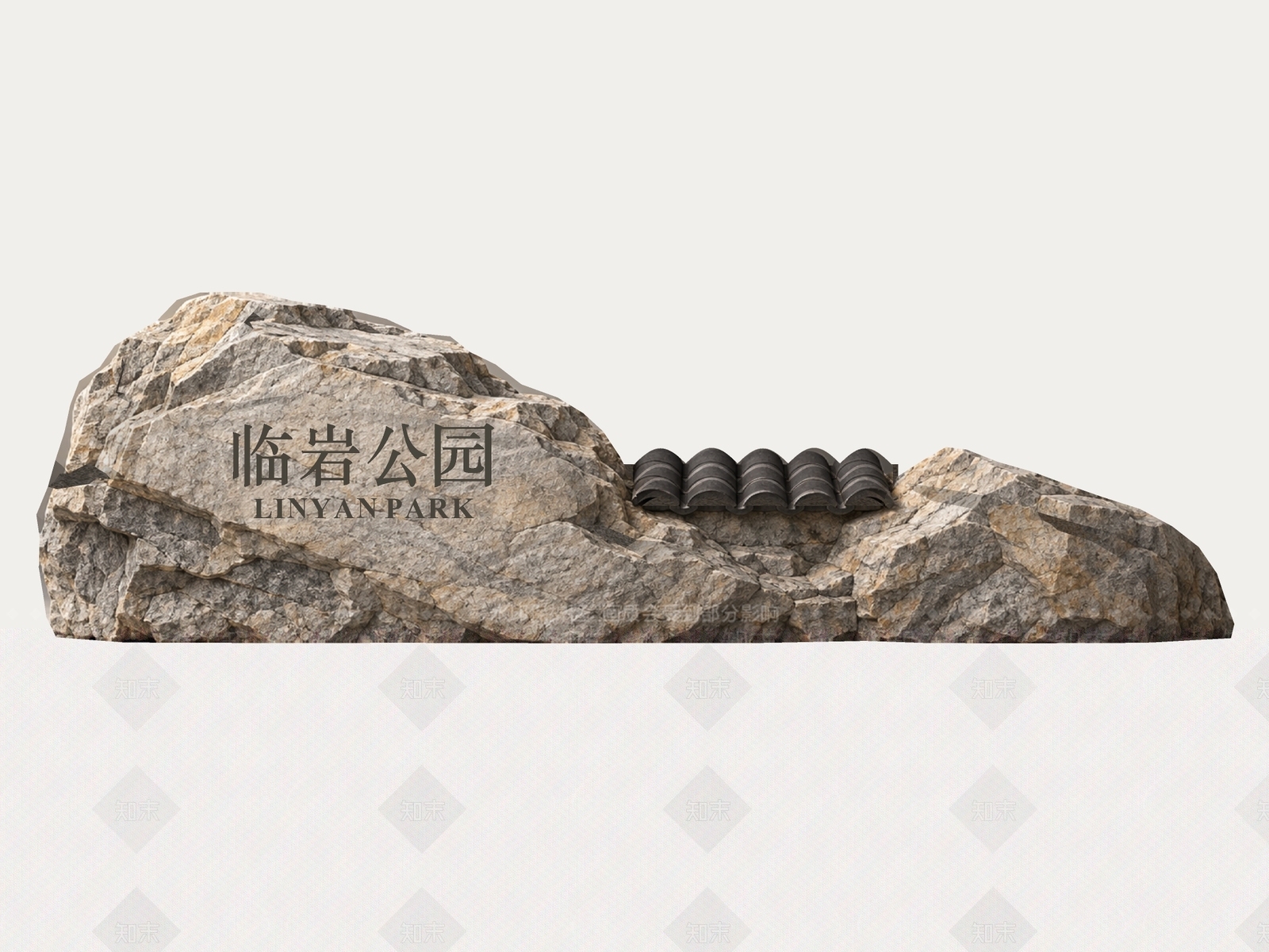 新中式景观景观导视SU模型下载【ID:1234605126】