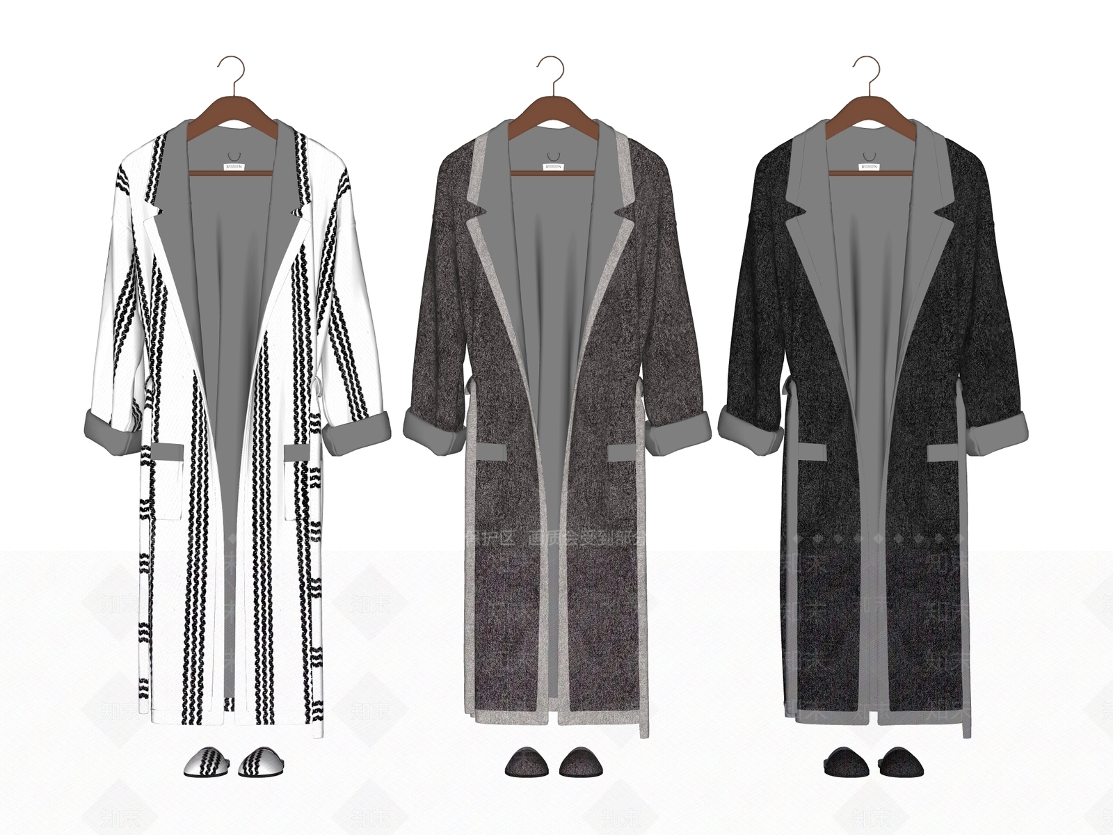 现代衣服SU模型下载【ID:1234605348】