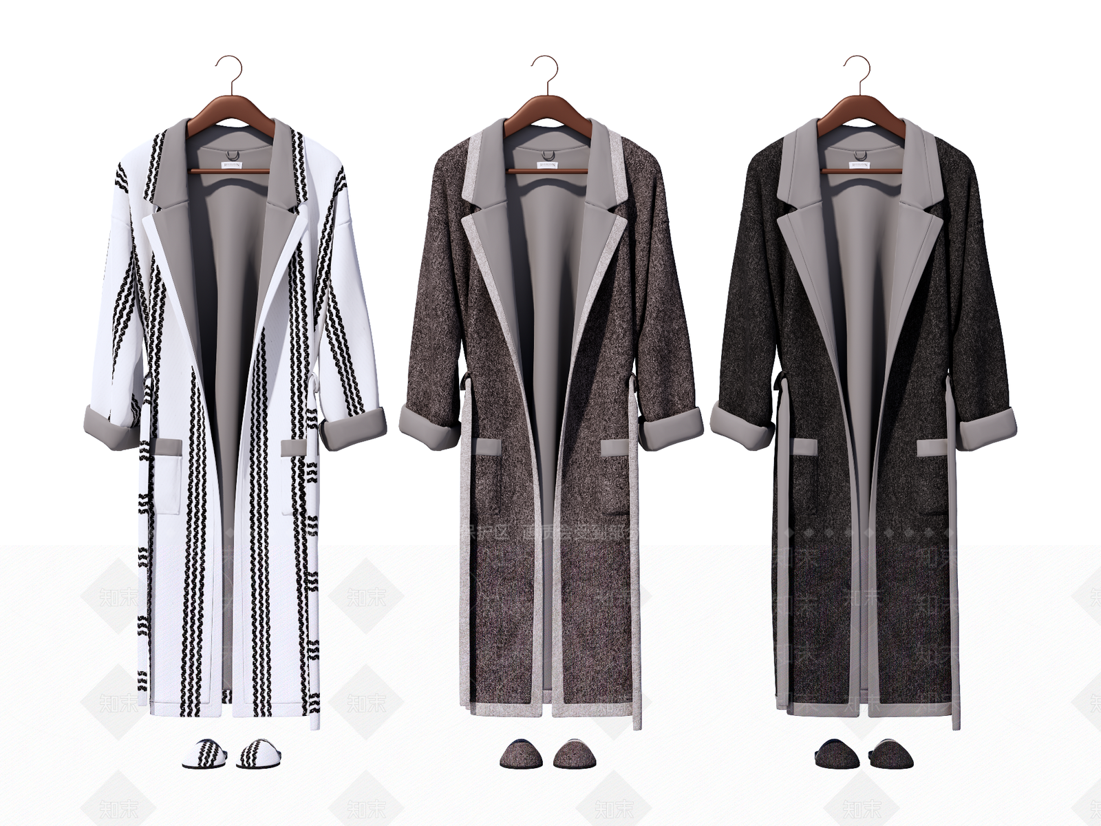 现代衣服SU模型下载【ID:1234605348】
