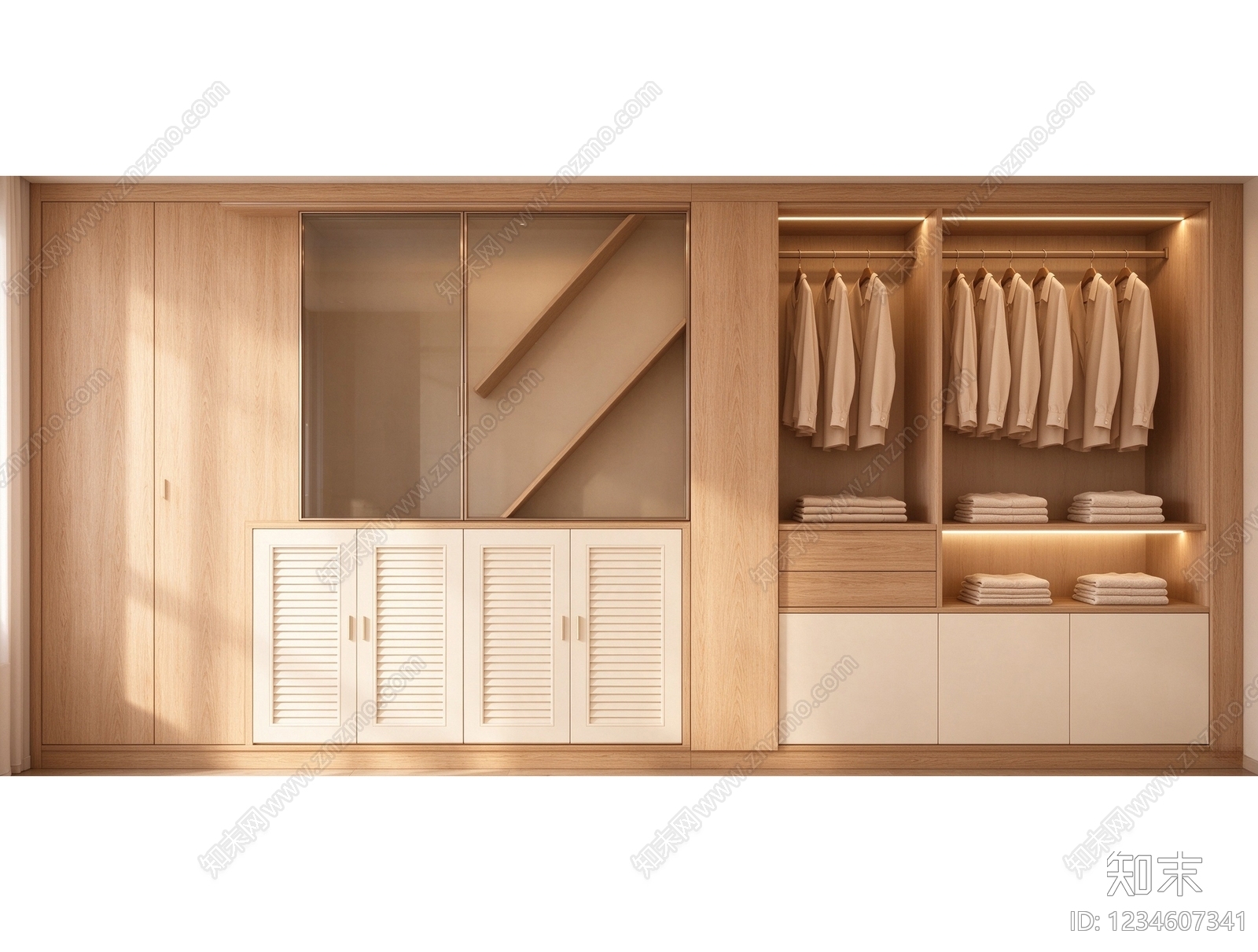 柜子cad施工图下载【ID:1234607341】
