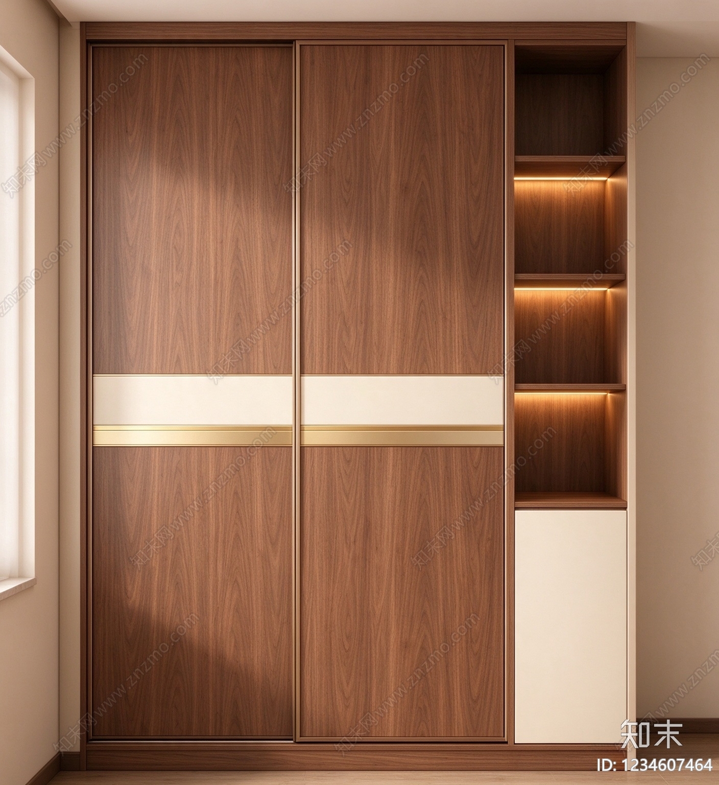 柜子cad施工图下载【ID:1234607464】