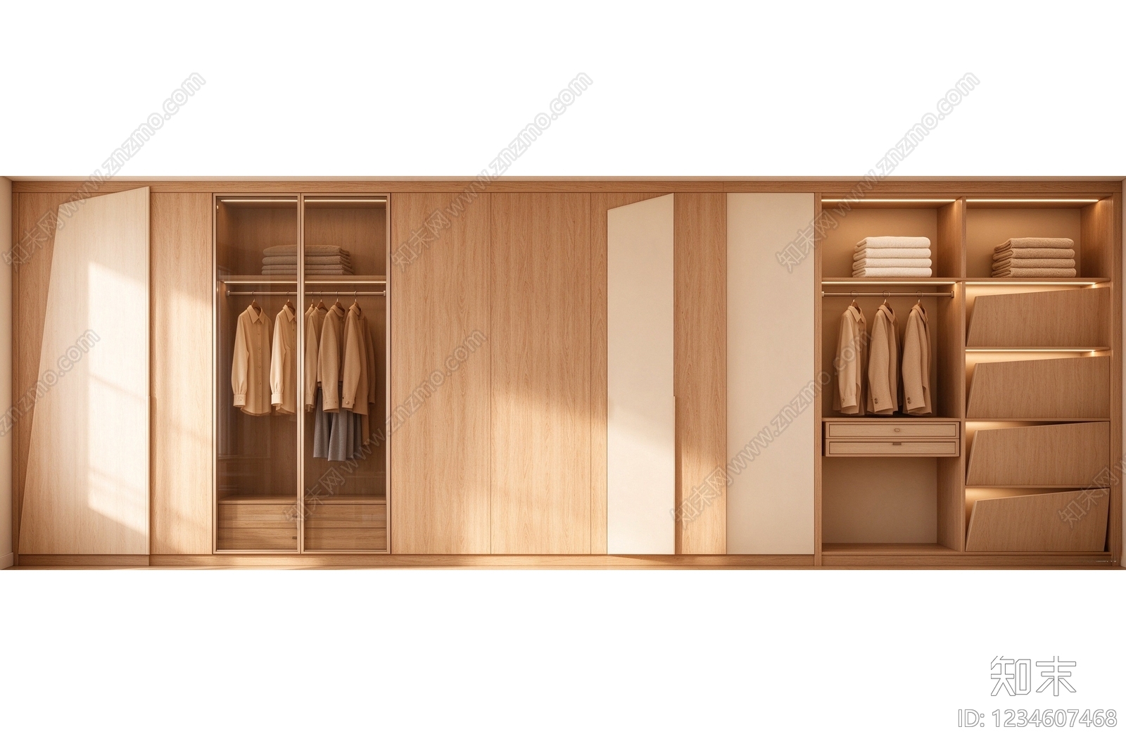 柜子cad施工图下载【ID:1234607468】