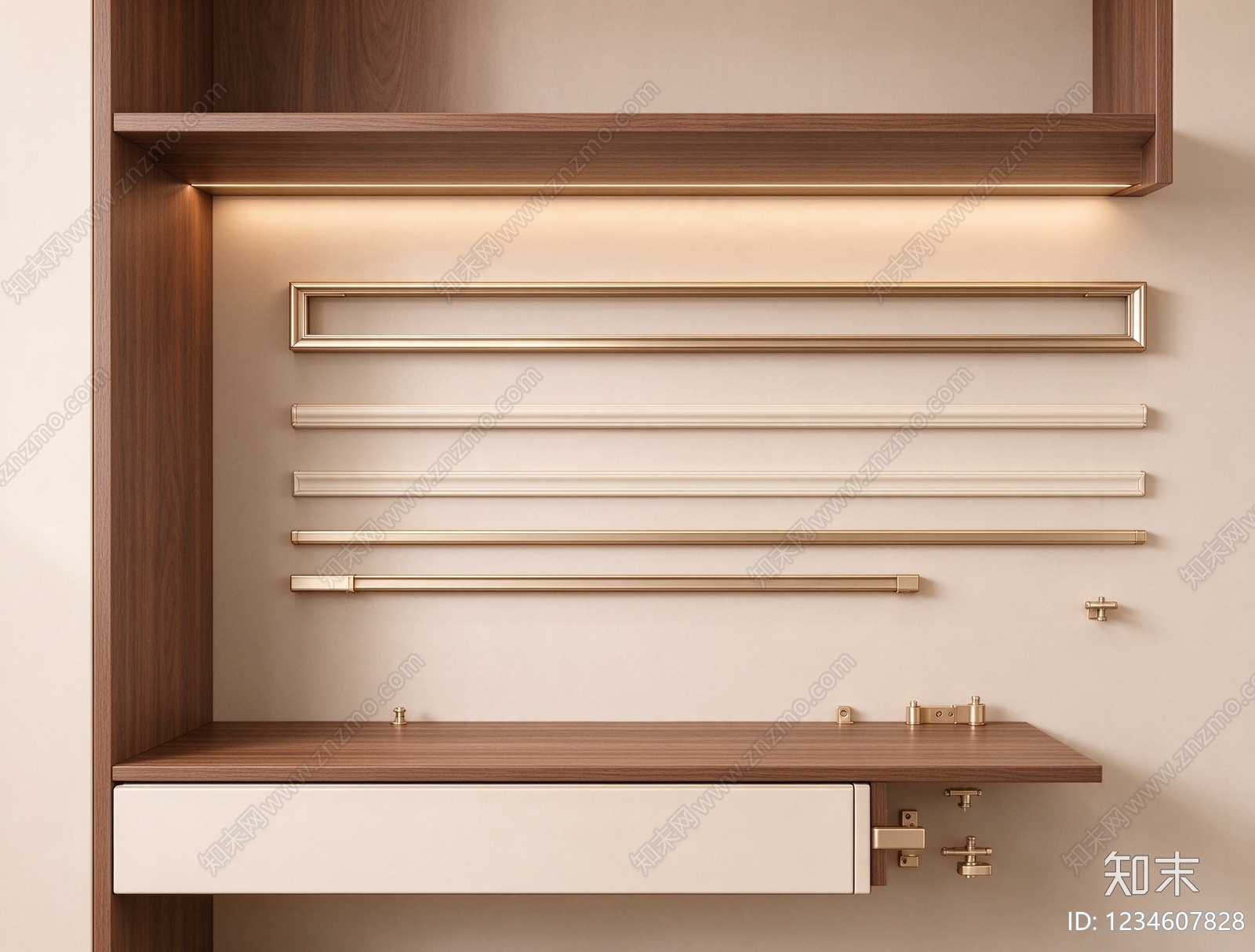 柜子cad施工图下载【ID:1234607828】