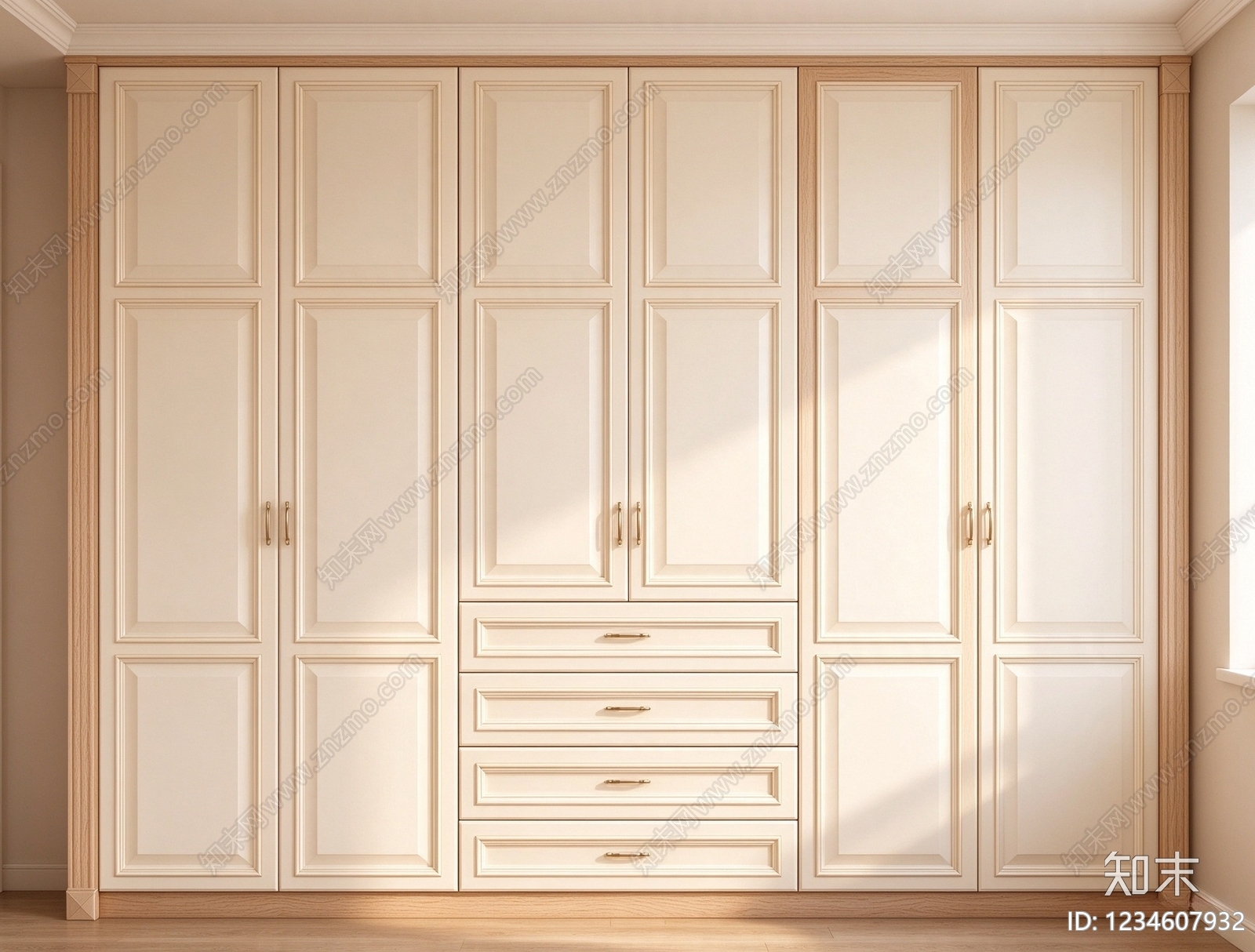 柜子cad施工图下载【ID:1234607932】