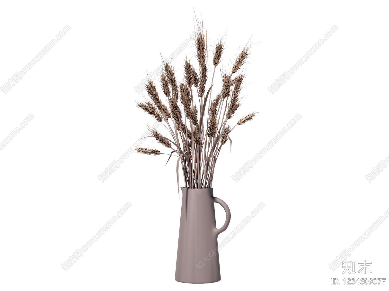 侘寂花艺SU模型下载【ID:1234609077】