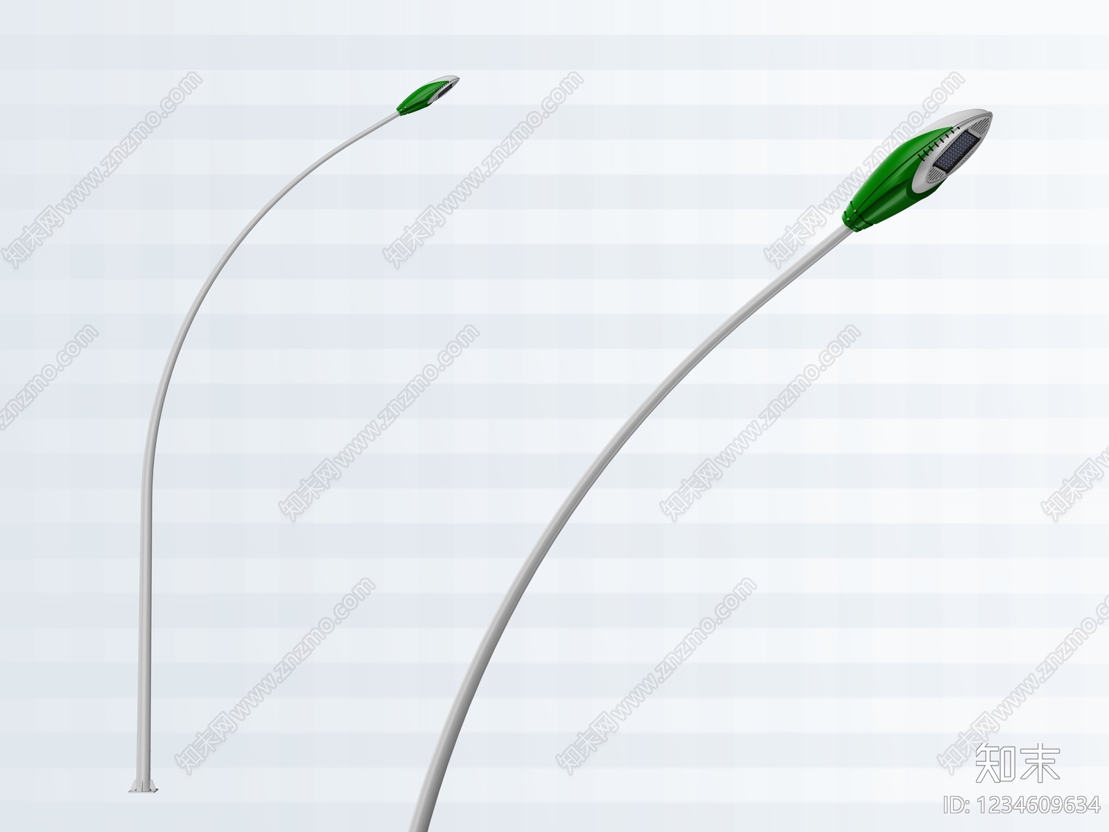现代景观灯SU模型下载【ID:1234609634】