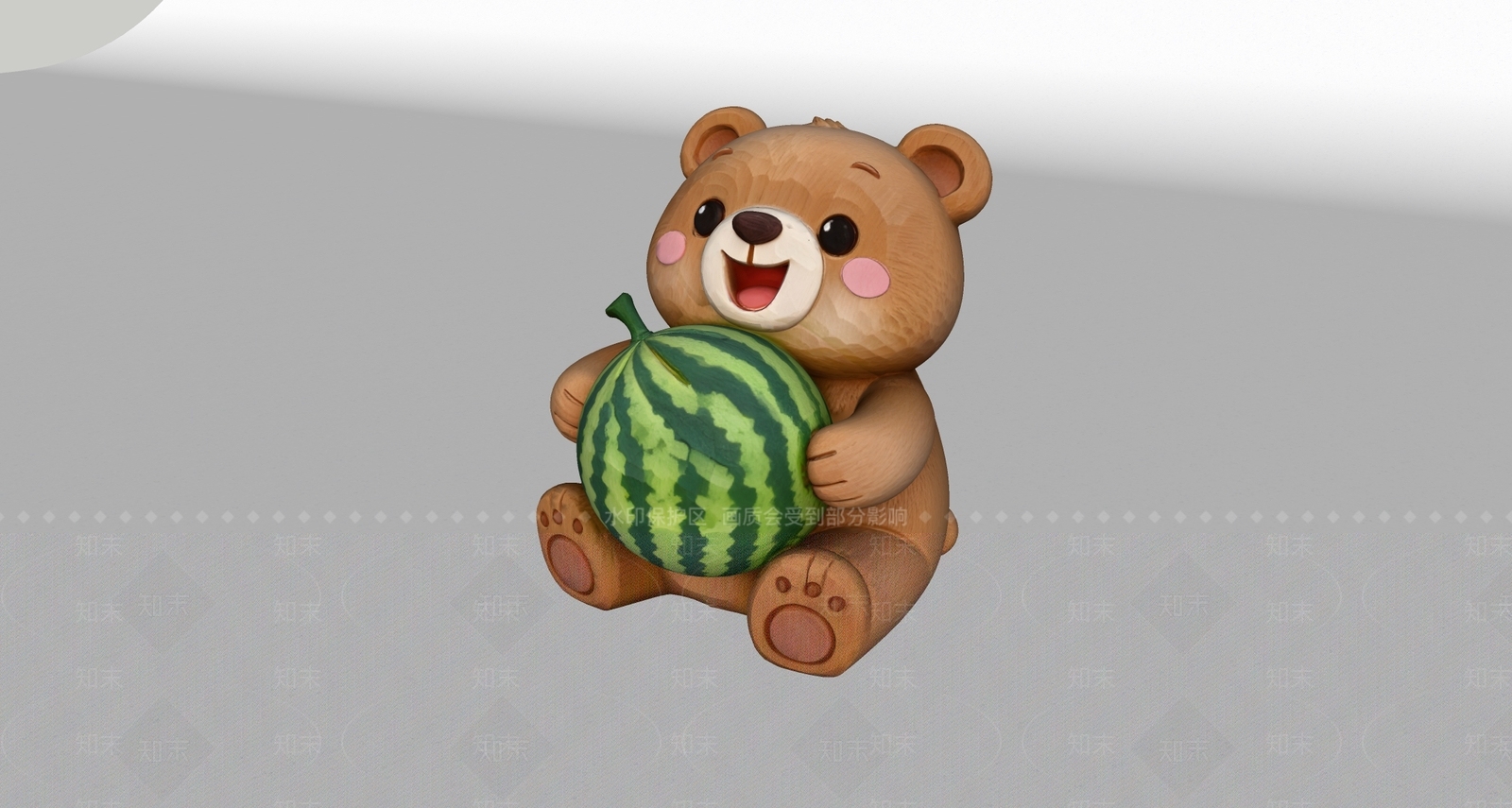 原木风雕塑摆件SU模型下载【ID:1234609731】