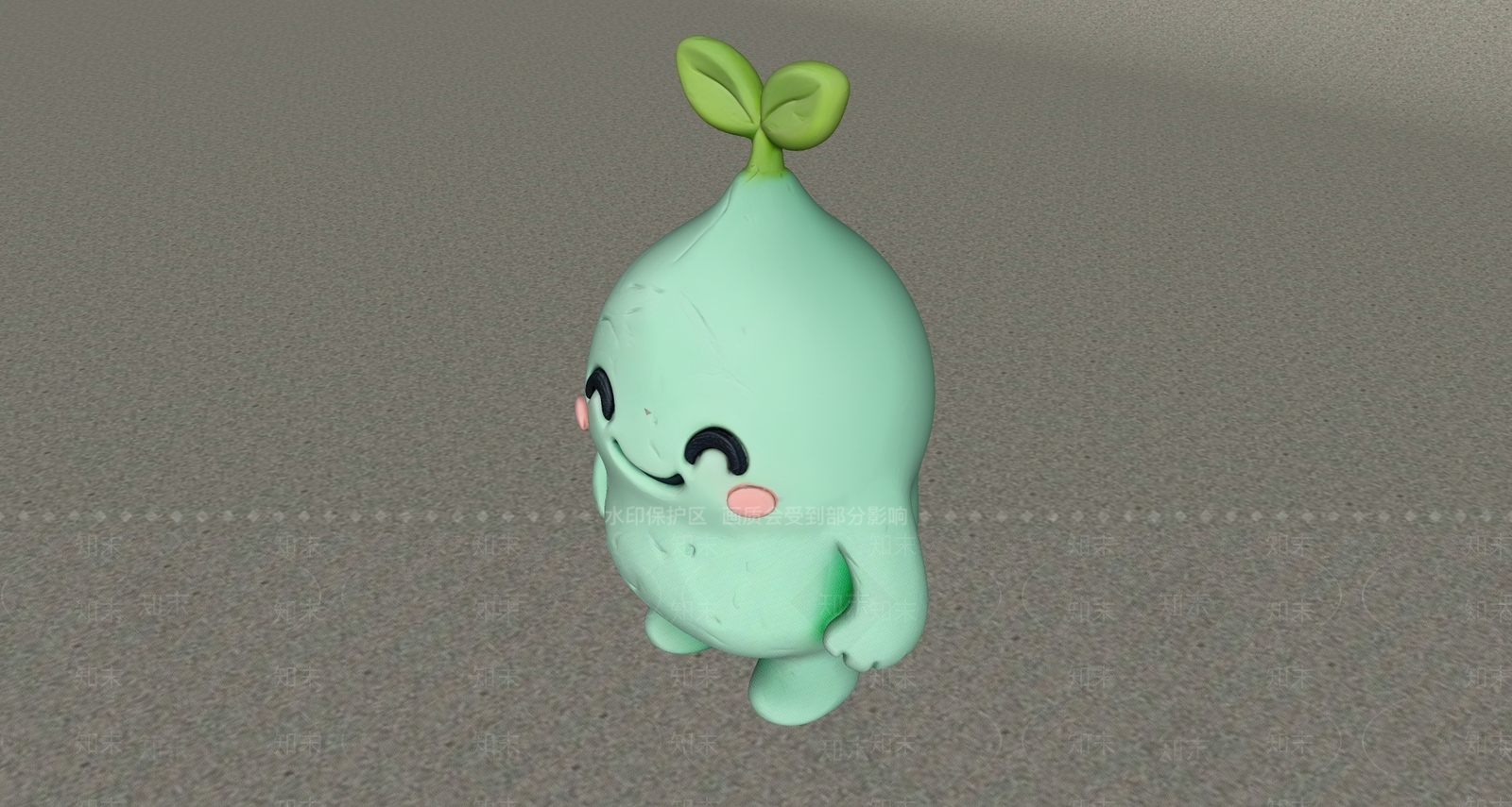 侘寂雕塑摆件SU模型下载【ID:1234610357】