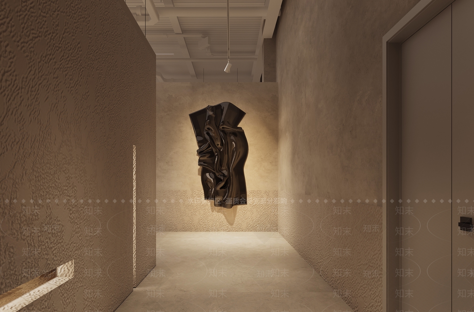 侘寂其他办公空间3D模型下载【ID:1234611850】