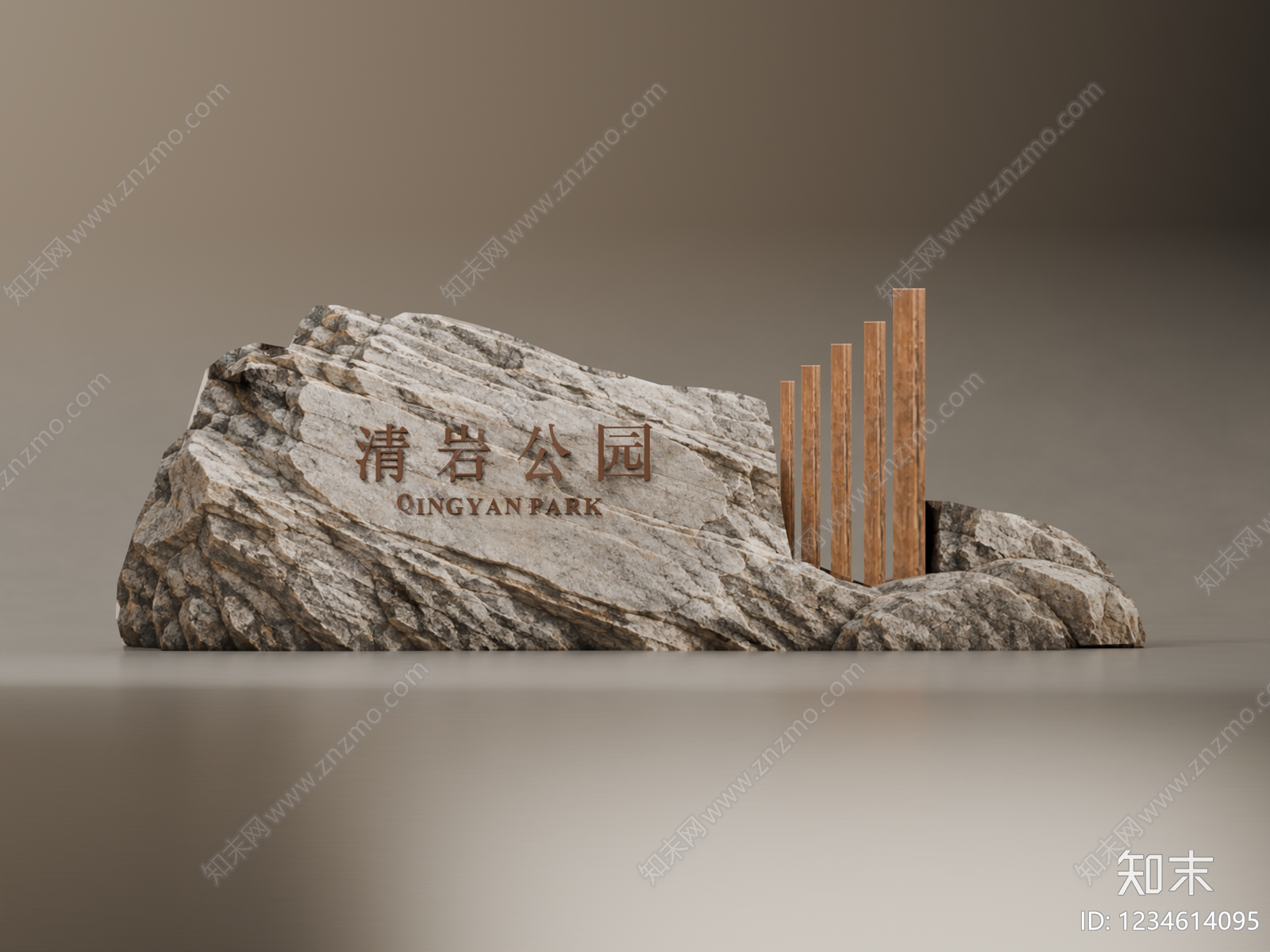 新中式景观景观导视SU模型下载【ID:1234614095】