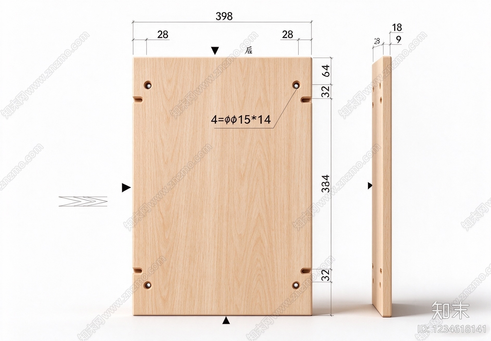 柜子cad施工图下载【ID:1234618141】