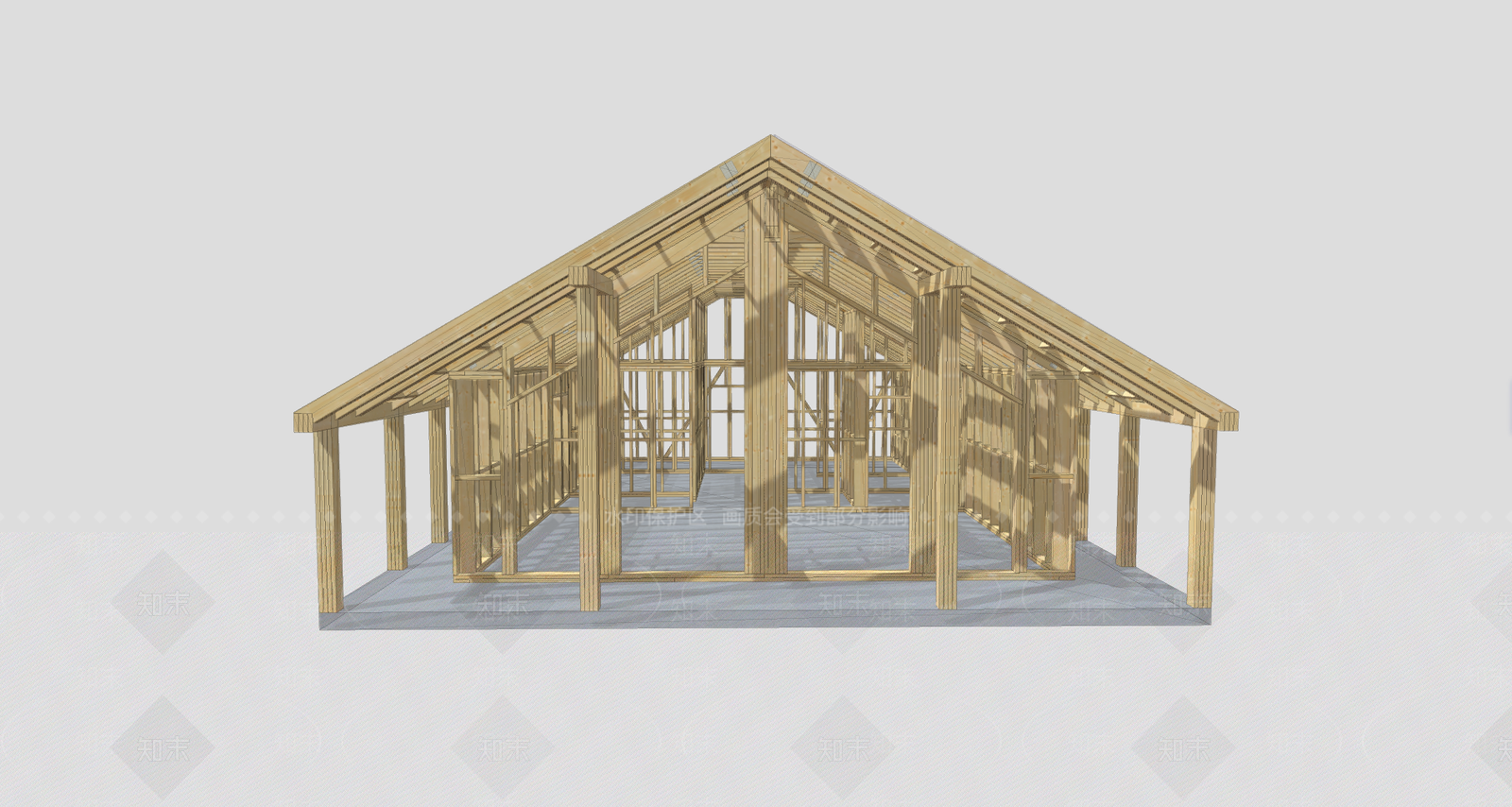 原木风其他局部构件3D模型下载【ID:1234621490】