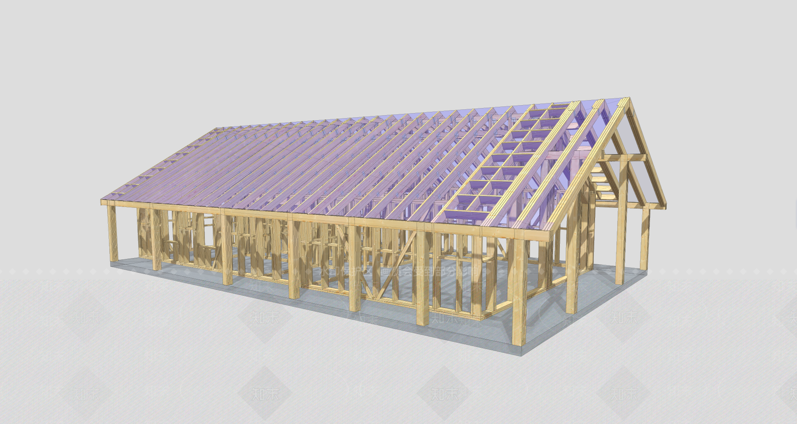 原木风其他局部构件3D模型下载【ID:1234621490】
